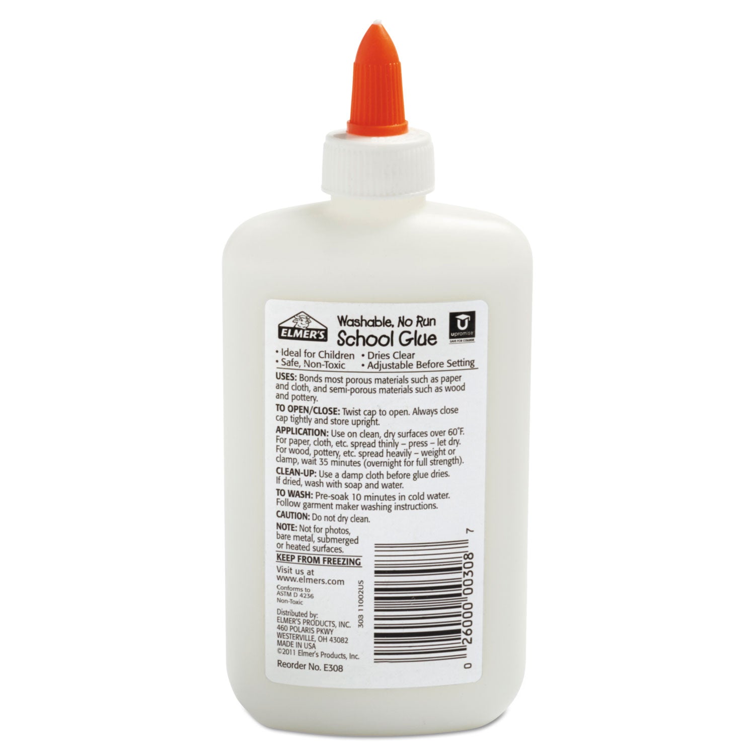 Elmer's® Washable School Glue, 7.63 Oz, Dries Clear