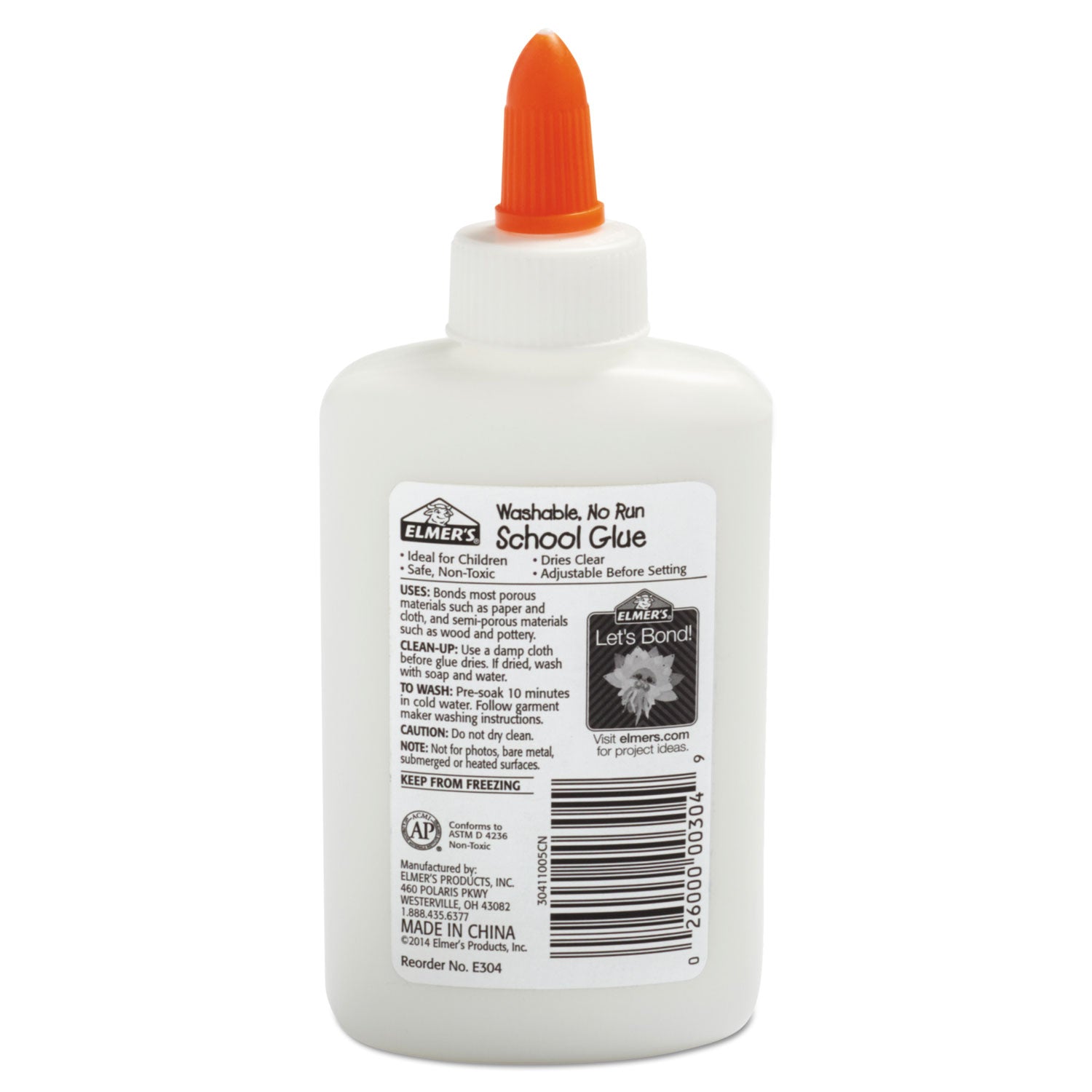 Elmer's® Washable School Glue, 4 Oz, Dries Clear