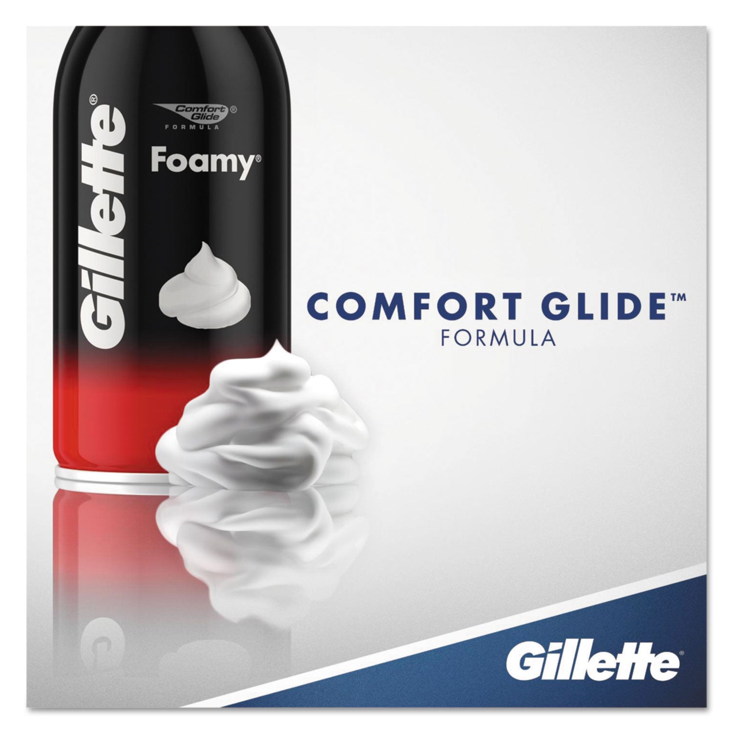 Gillette® Foamy Shave Cream, Original Scent, 2 Oz Aerosol Spray Can, 48/carton