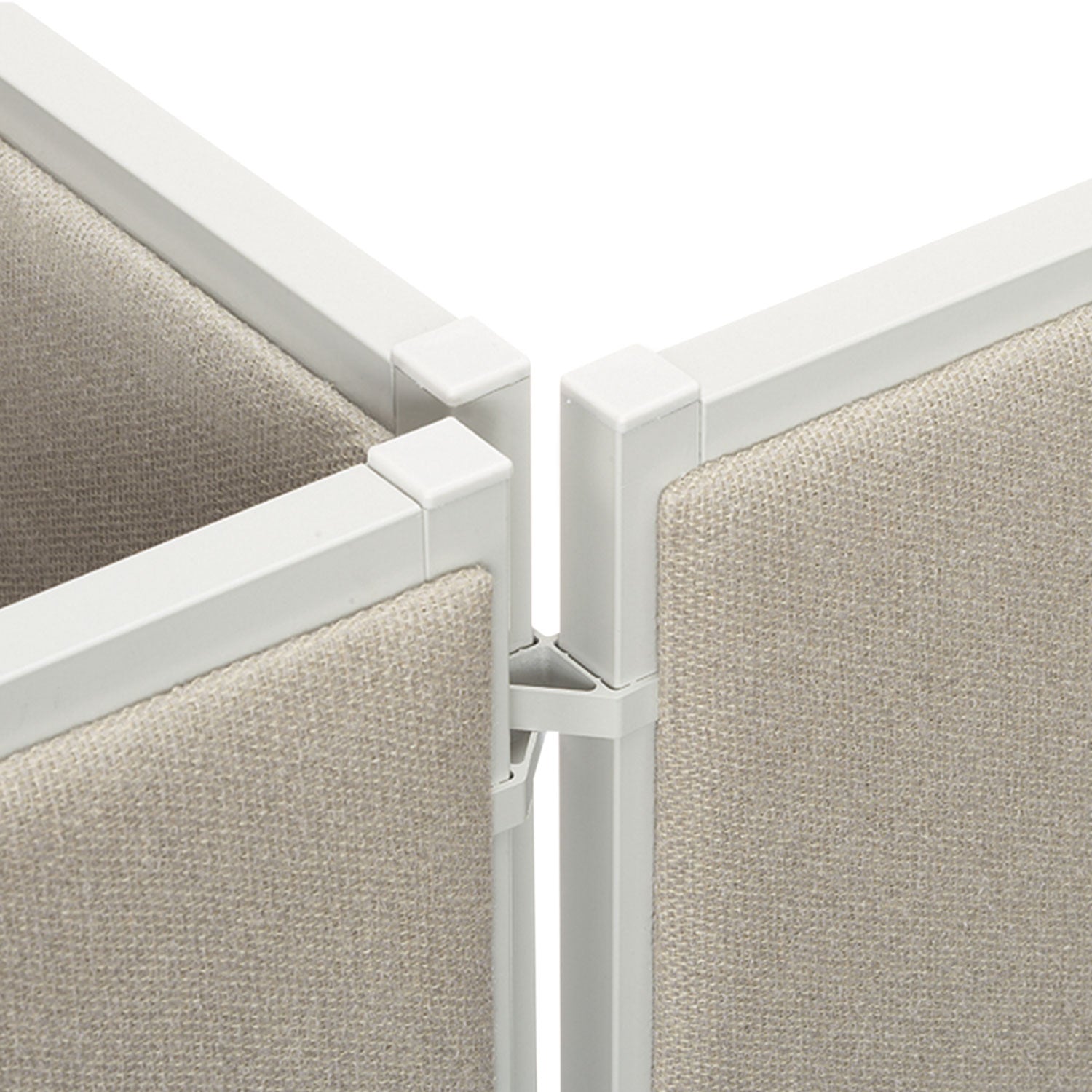 HON® Verse Quick Connect 90 Degree Connecting Hardware, Gray, 2/pack