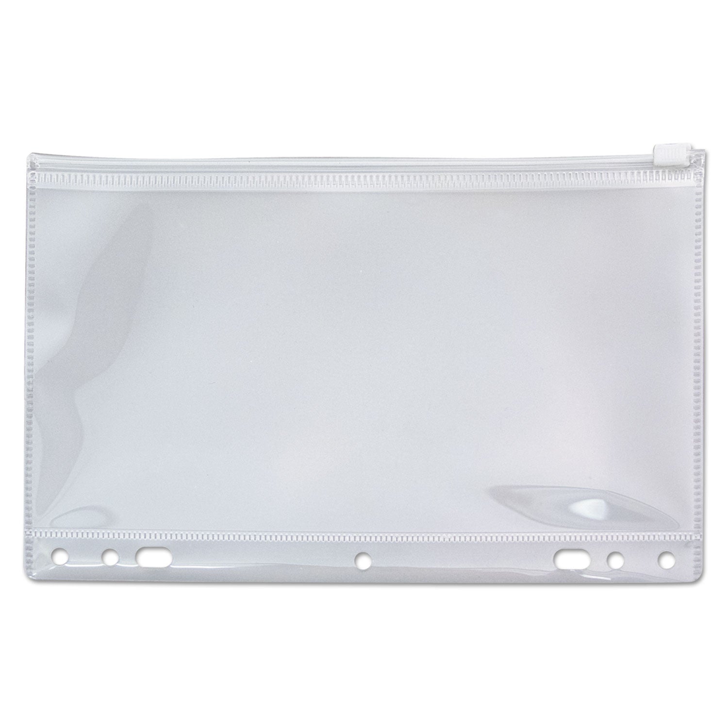Zip-All Ring Binder Pocket, 6 x 9.5, Clear