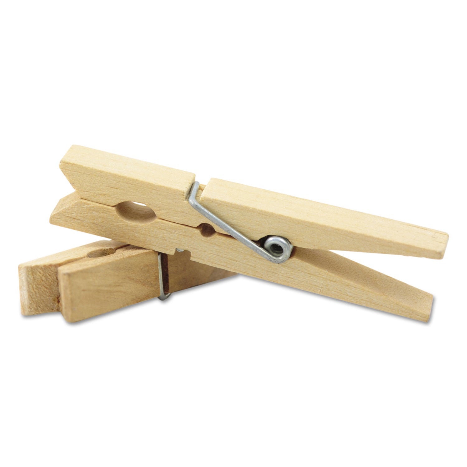 Creativity Street® Wood Spring Clothespins, 3.38" Length, Natural, 50/pack