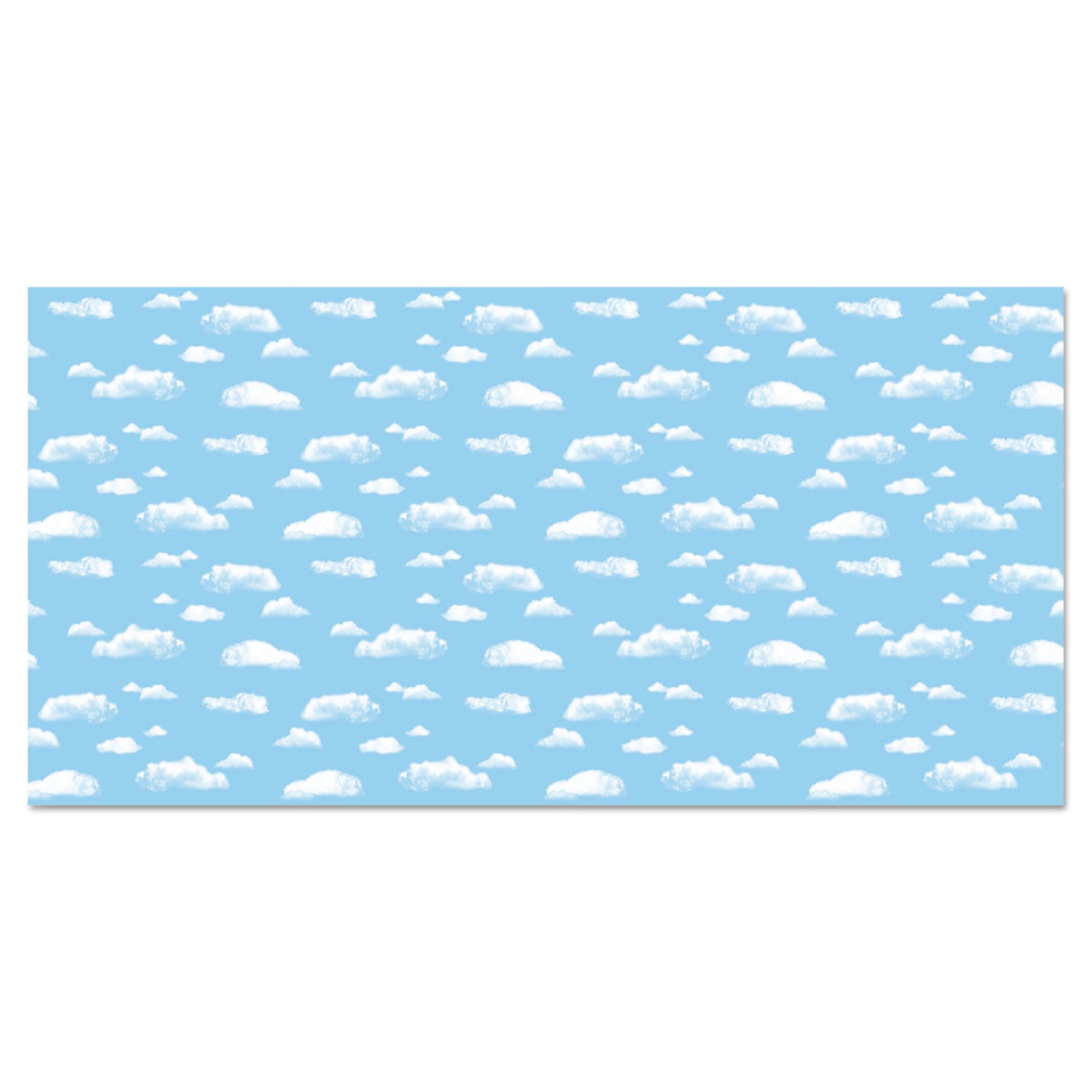 Fadeless Designs Bulletin Board Paper, Clouds, 48" x 50 ft Roll