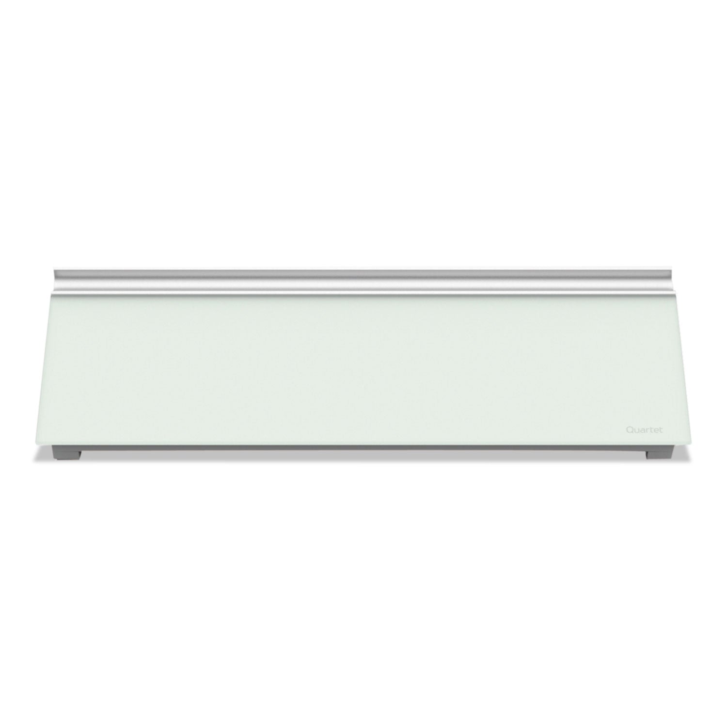 Glass Dry Erase Desktop Computer Pad, 18 x 6, White Surface