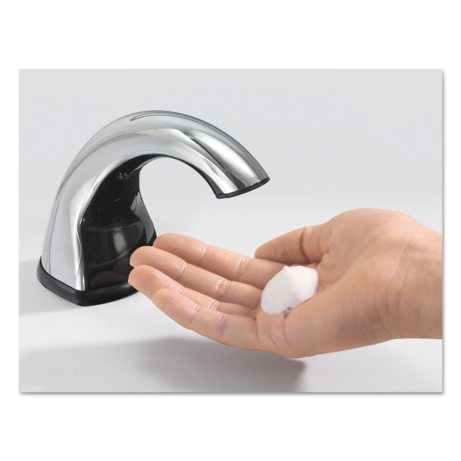GOJO® Cxi Touch Free Counter Mount Soap Dispenser, 1,500 Ml/2,300 Ml, 2.25 X 5.75 X 9.39, Chrome