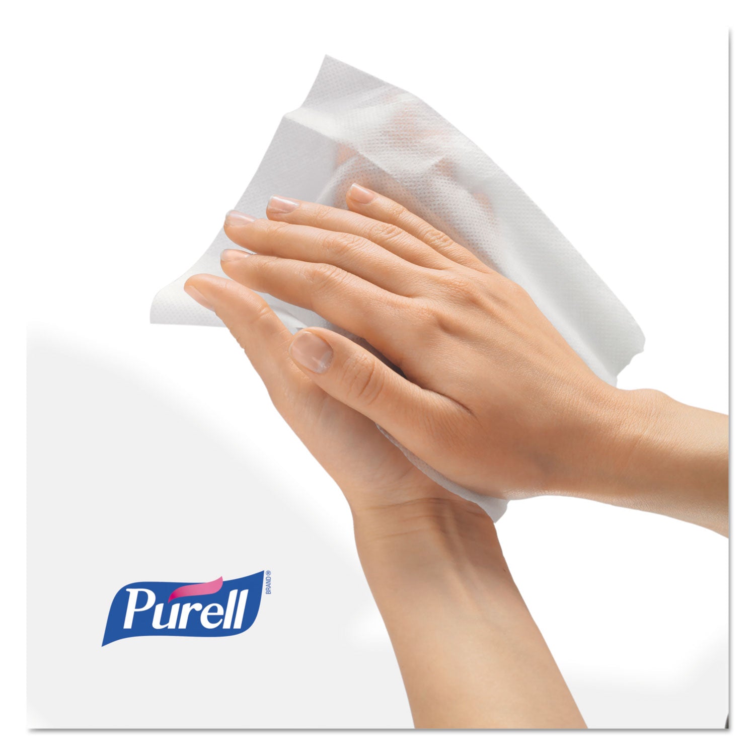 PURELL® Sanitizing Hand Wipes, 6.75 x 6, Fresh Citrus, White, 270/Canister, 6 Canisters/Carton