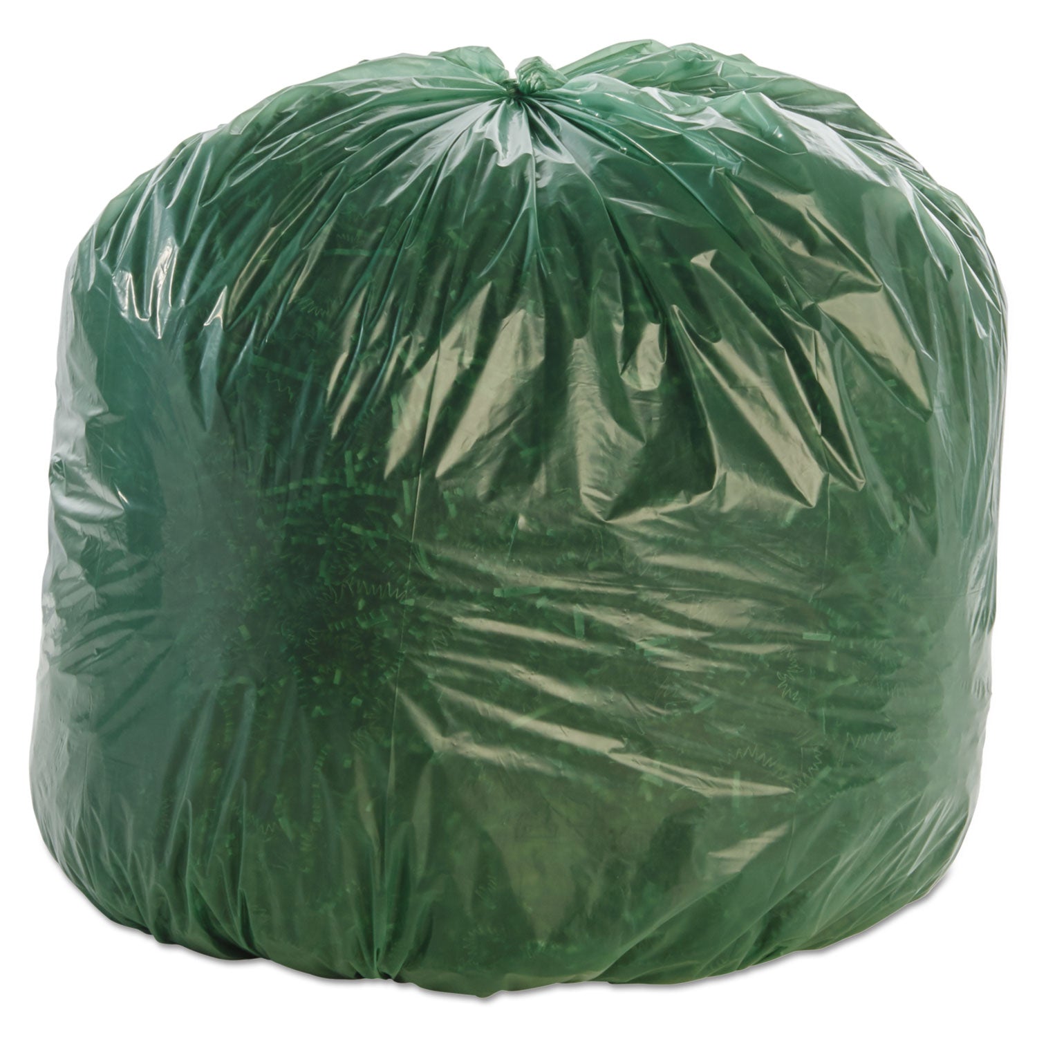 Stout® by Envision™ Controlled Life-Cycle Plastic Trash Bags, 33 Gal, 1.1 Mil, 33" X 40", Green, 40/box