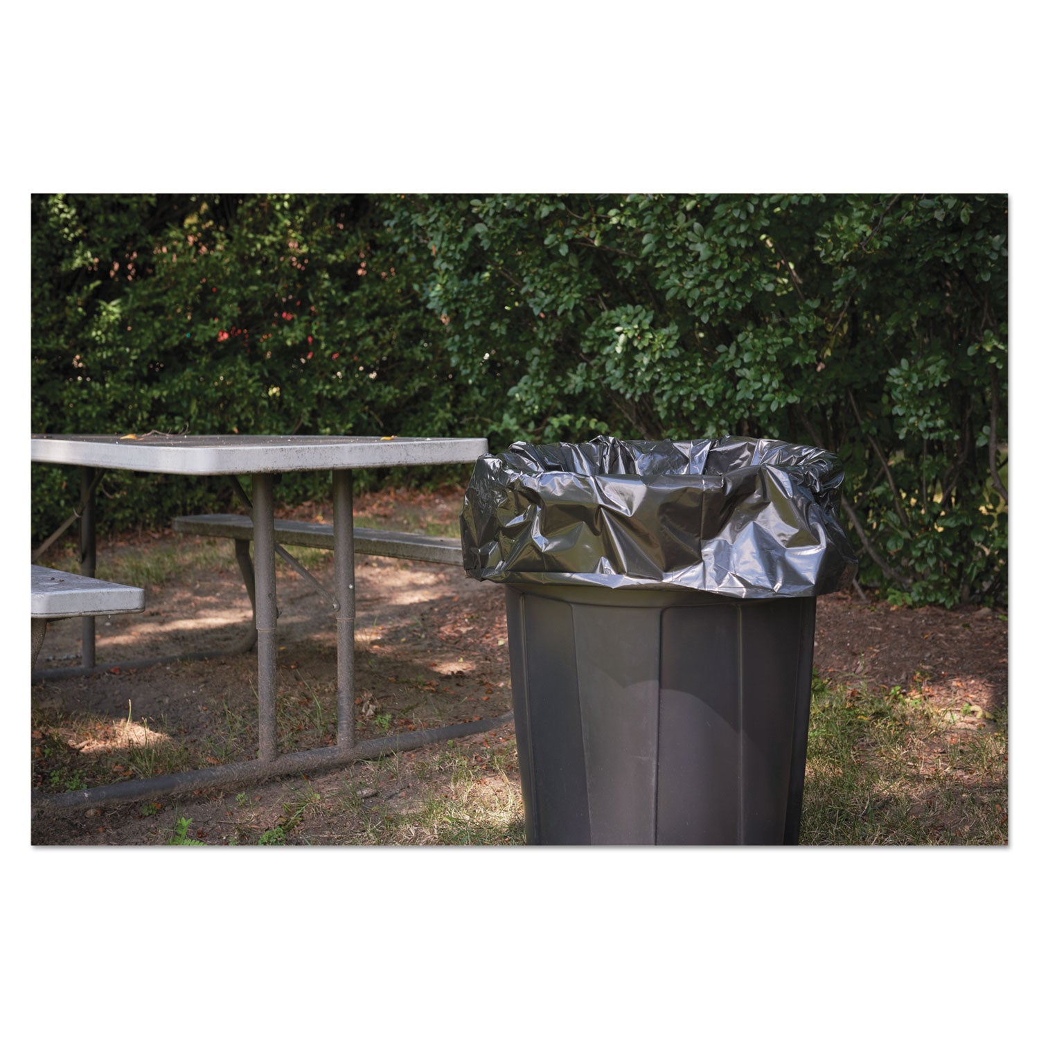 Stout® by Envision™ Insect-Repellent Trash Bags, 45 Gal, 2 Mil, 40" X 45", Black, 65/box