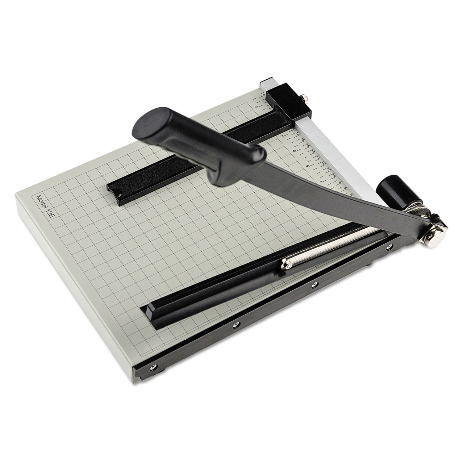 Dahle® Vantage Guillotine Paper Trimmer/cutter, 15 Sheets, 12" Cut Length, Metal Base, 10 X 12.75
