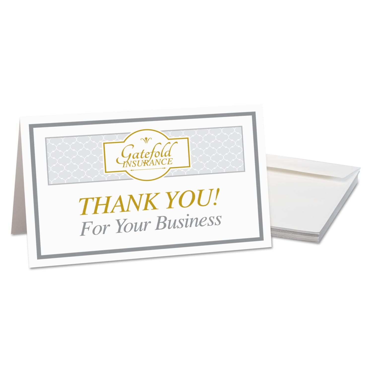 Avery® Half-Fold Greeting Cards with Matching Envelopes, Inkjet, 85 lb, 5.5 x 8.5, Matte White, 1 Card/Sheet, 30 Sheets/Box