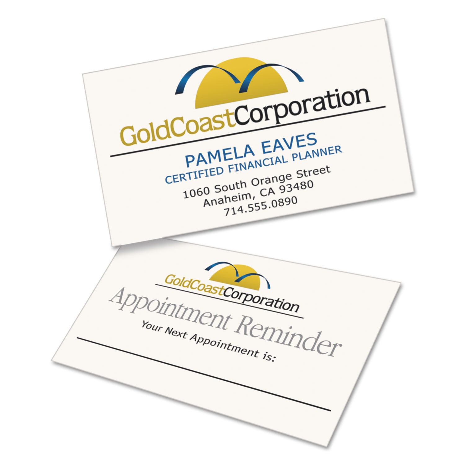 Avery® Clean Edge Business Cards, Laser, 2 X 3.5, Ivory, 200 Cards, 10 Cards/sheet, 20 Sheets/pack