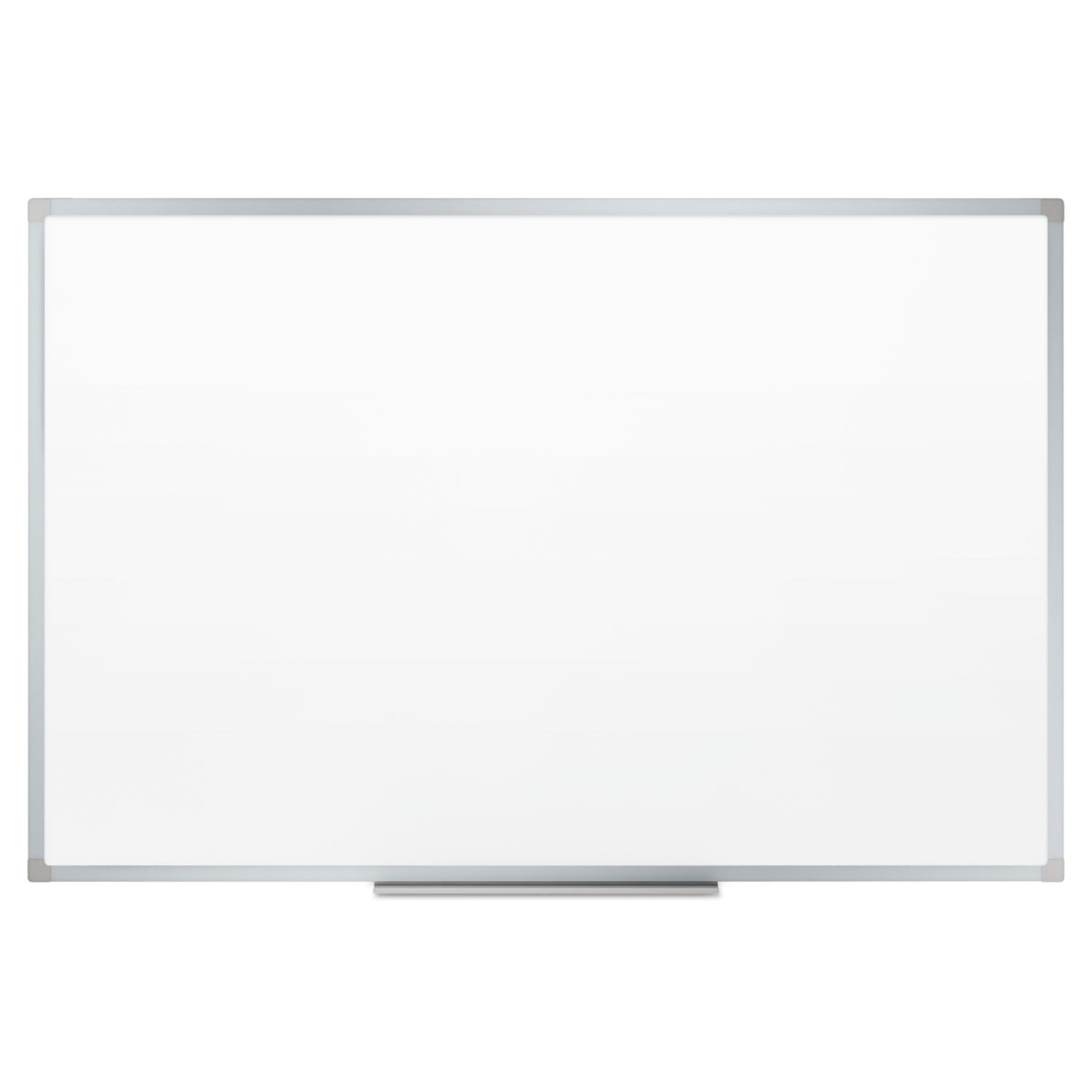 Dry Erase Board with Aluminum Frame, 36 x 24, Melamine White Surface, Silver Aluminum Frame