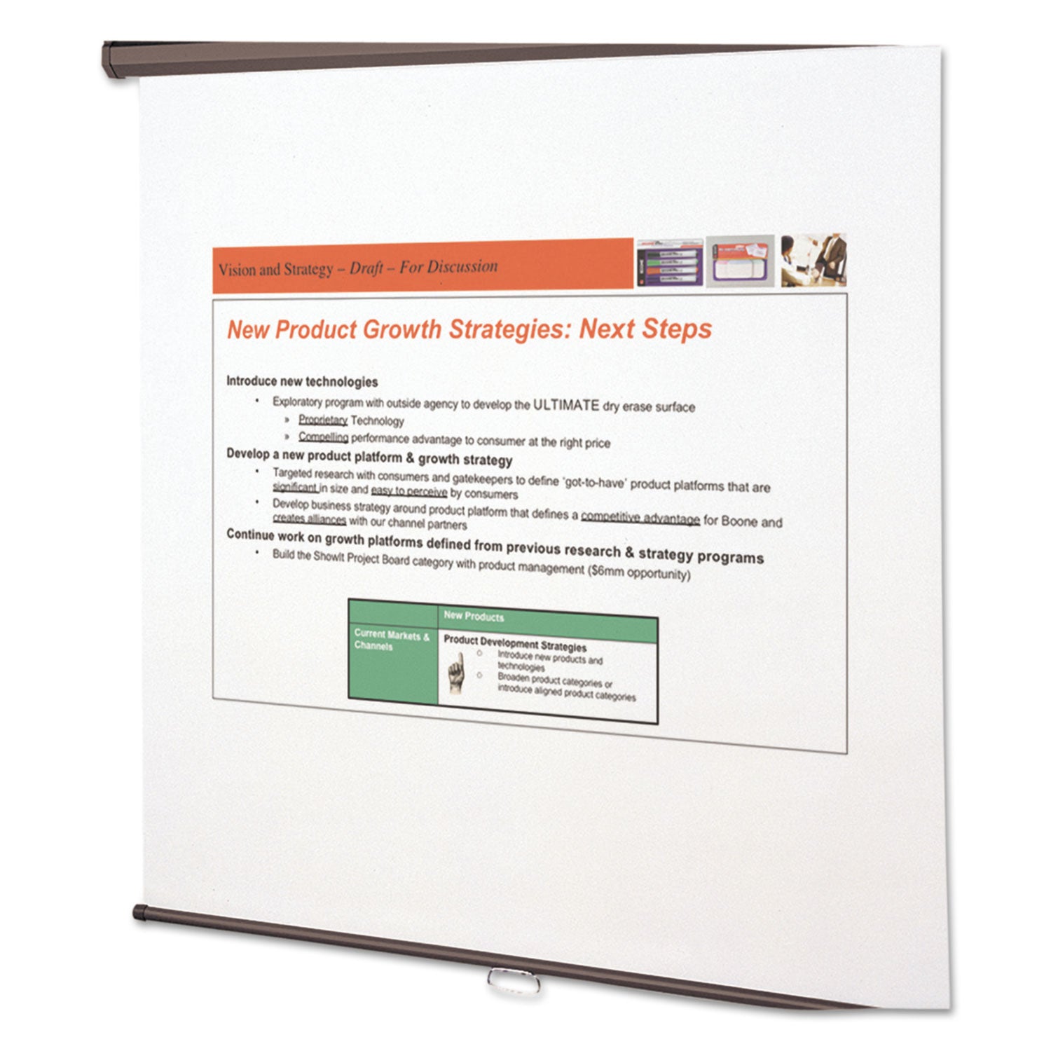 Quartet® Wall Or Ceiling Projection Screen, 84 X 84, White Matte Finish