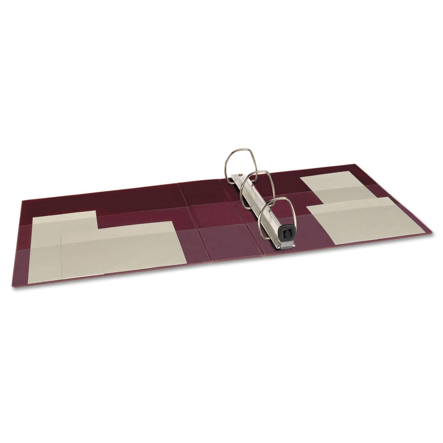 Avery® Heavy-Duty Non-View Binder With Durahinge And Locking One Touch Ezd Rings, 3 Rings, 3" Capacity, 11 X 8.5, Maroon