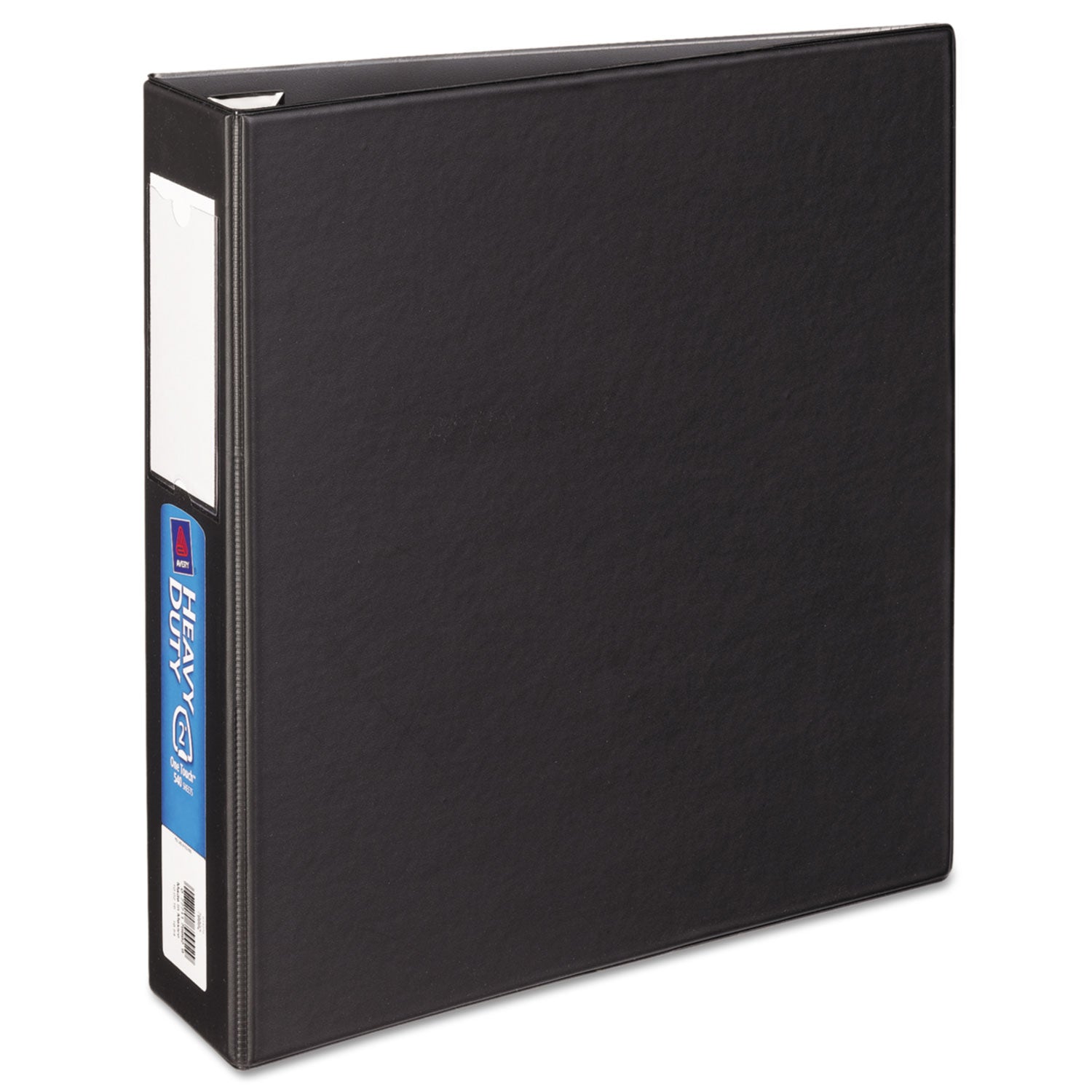 Avery® Heavy-Duty Non-View Binder With Durahinge And One Touch Ezd Rings, 3 Rings, 2" Capacity, 11 X 8.5, Black
