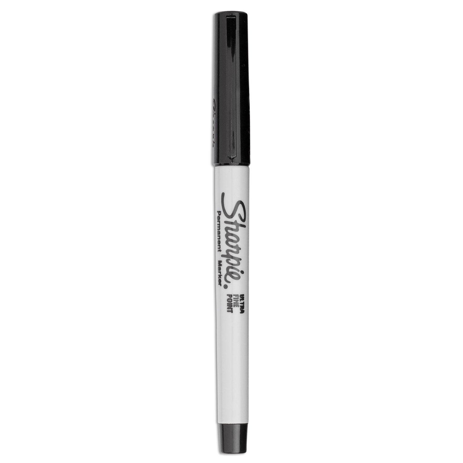 Sharpie® Ultra Fine Tip Permanent Marker, Ultra-Fine Needle Tip, Black, 5/Pack