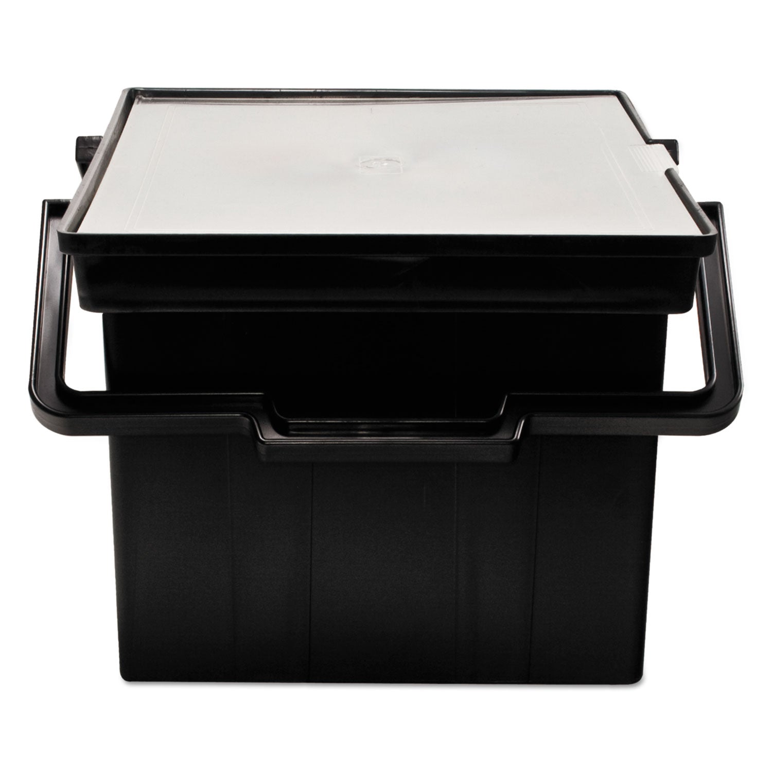 Advantus Companion Portable File, Letter/legal Files, 17" X 14" X 11", Black