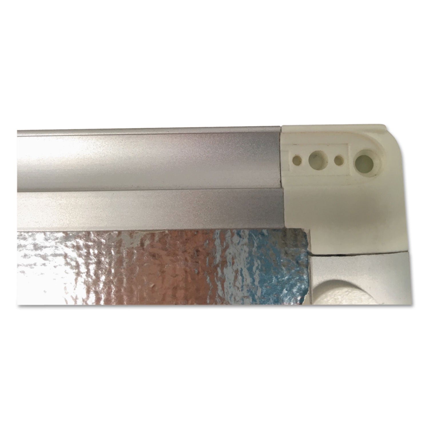 MasterVision® Gridded Magnetic Steel Dry Erase Project Planning Board, 1" x 2" Cells, 36" x 24", White Surface, Satin Aluminum Frame