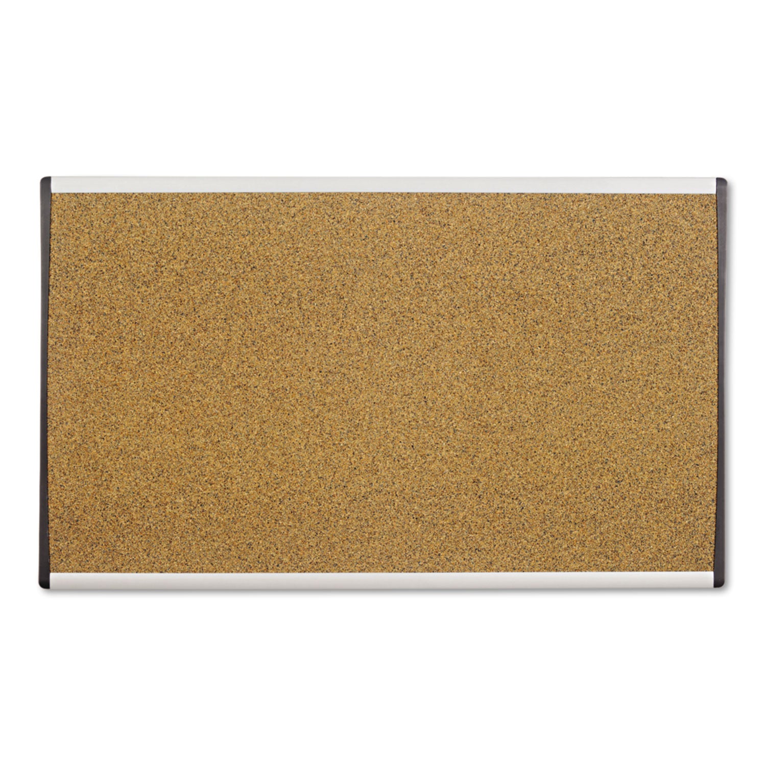 ARC Frame Cubicle Cork Board, 30 x 18, Tan Surface, Silver Aluminum Frame