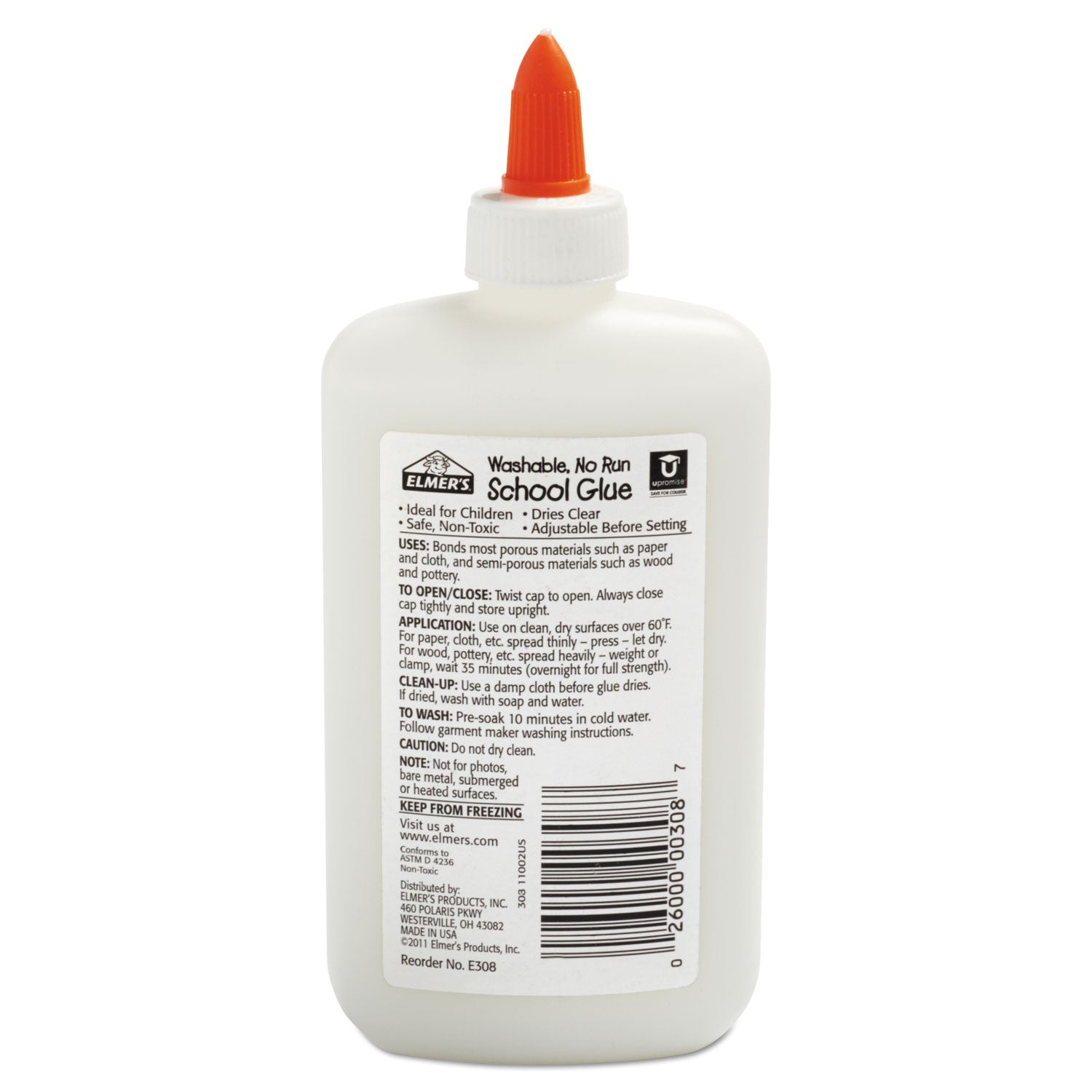 Elmer's® Washable School Glue, 7.63 Oz, Dries Clear