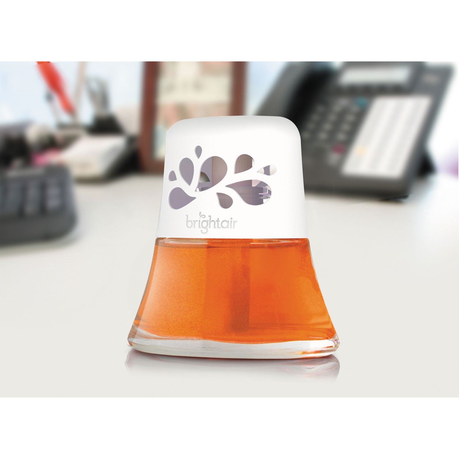 BRIGHT Air® Scented Oil Air Freshener, Hawaiian Blossoms And Papaya, Orange, 2.5oz