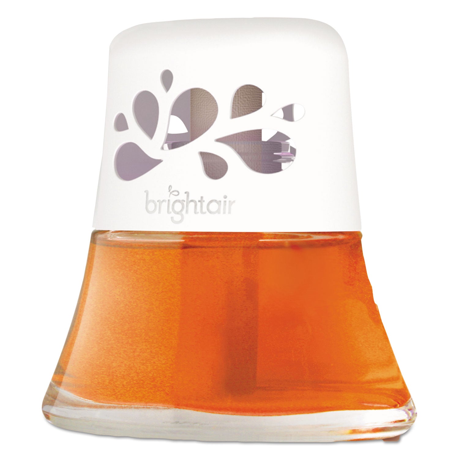 BRIGHT Air® Scented Oil Air Freshener, Hawaiian Blossoms And Papaya, Orange, 2.5 Oz, 6/carton
