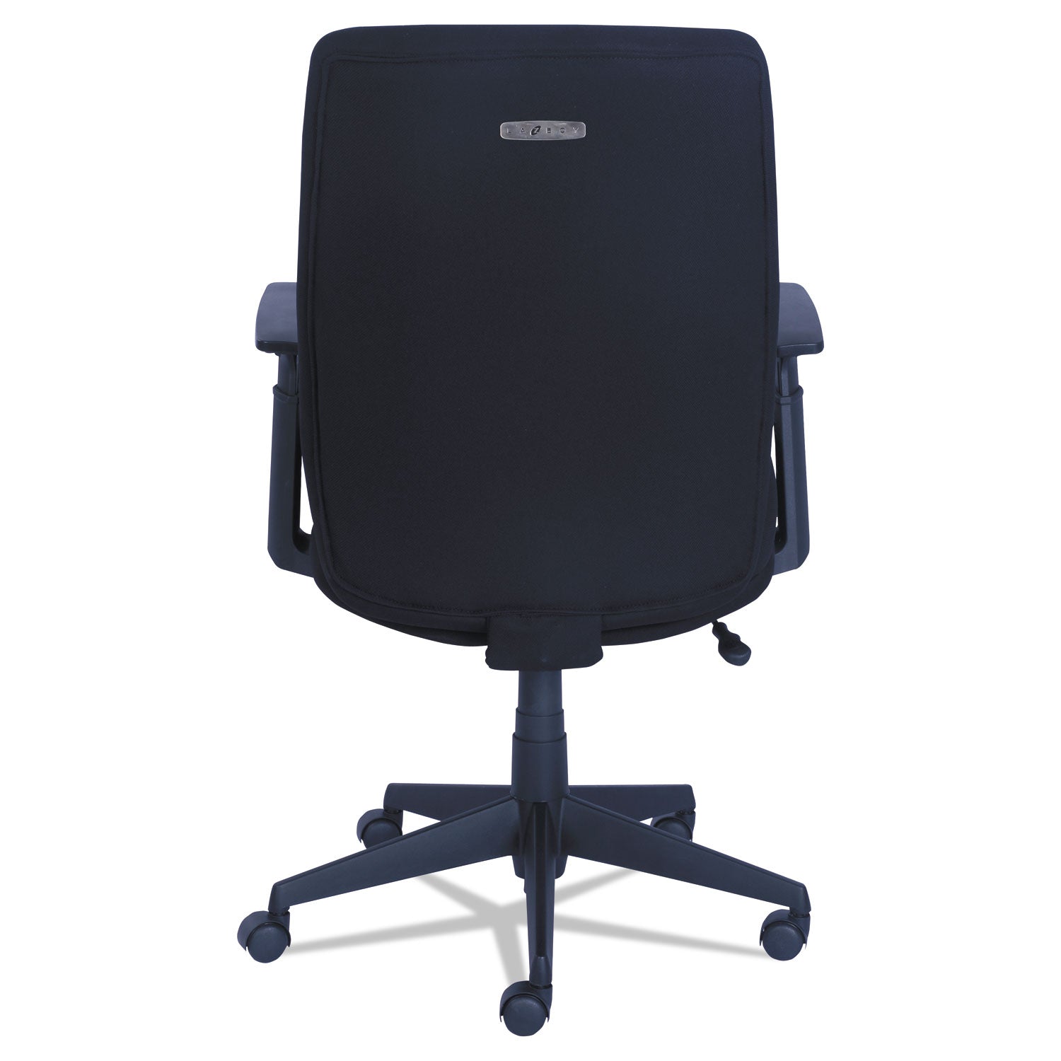 La-Z-Boy® Baldwyn Series Mid Back Task Chair, Supports Up To 275 Lb, 19" To 22" Seat Height, Black