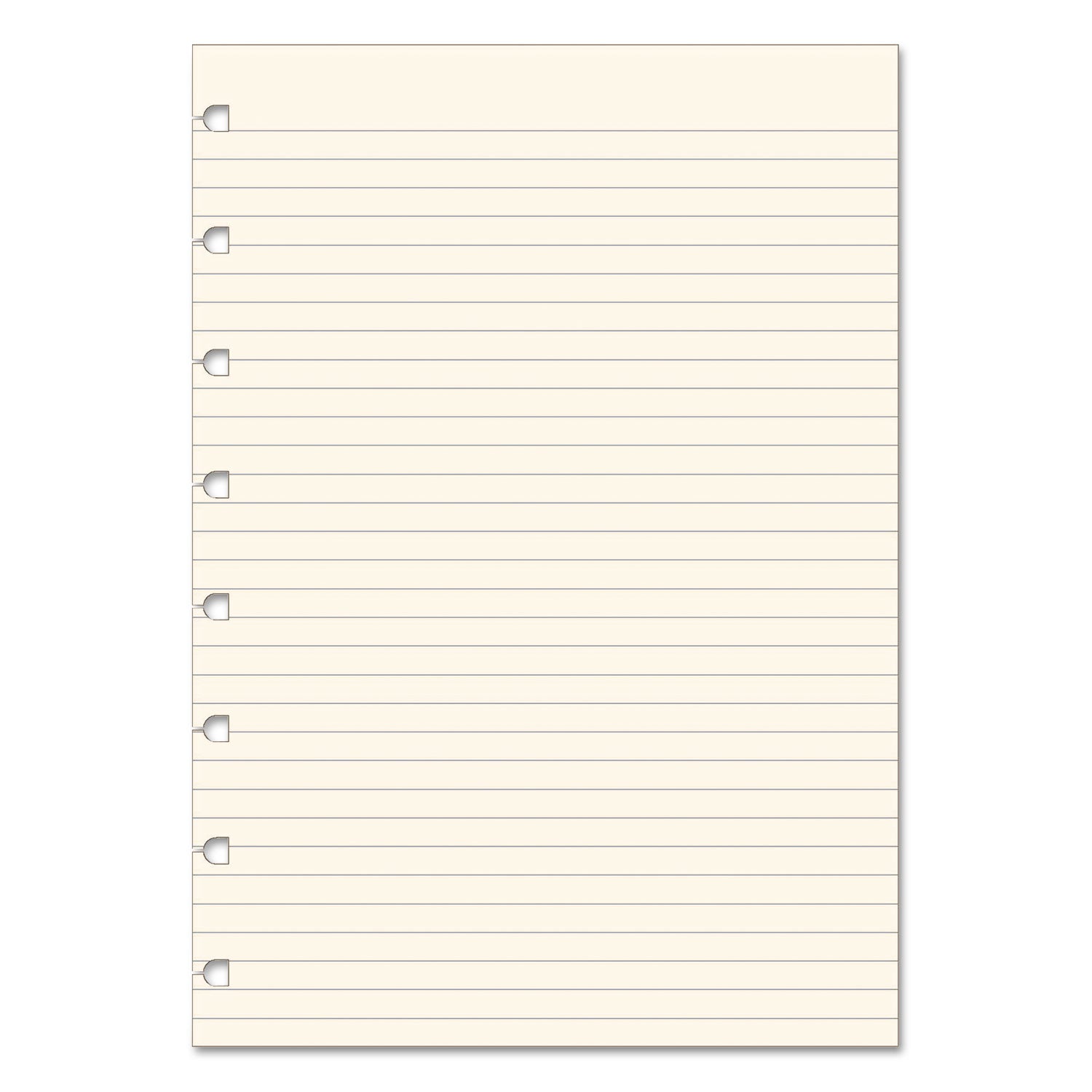 Filofax® Notebook Refills, 8-Hole, 8.25 X 5.81, Narrow Rule, 32/pack