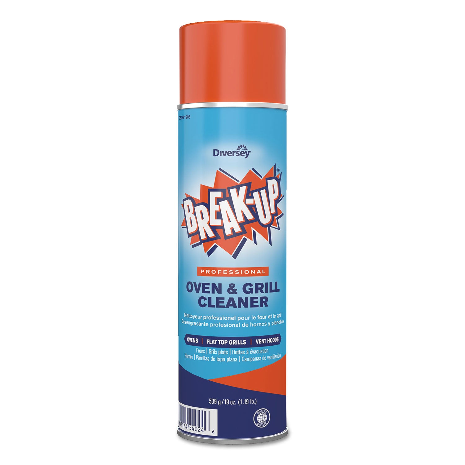 BREAK-UP® Oven And Grill Cleaner, Ready To Use, 19 Oz Aerosol Spray 6/carton