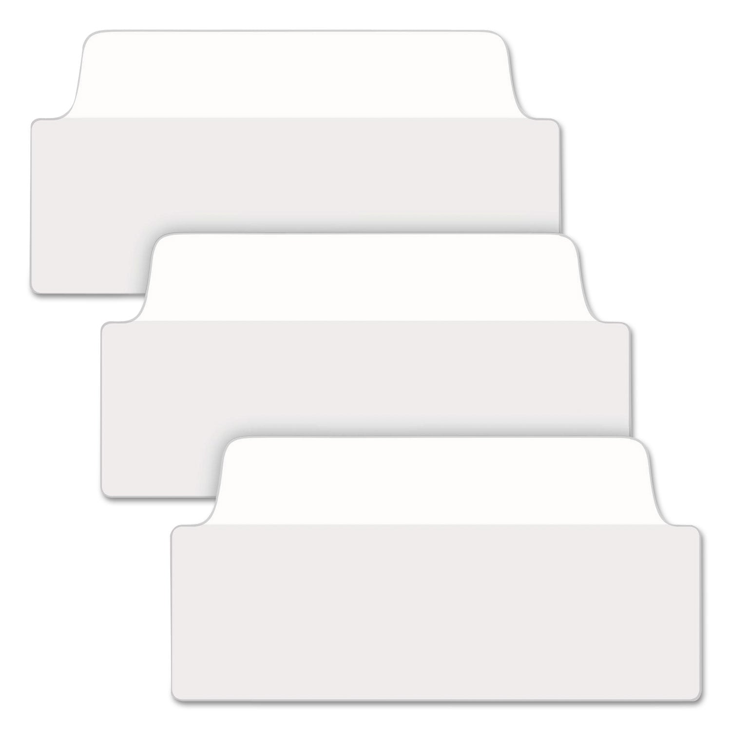 Avery® Ultra Tabs Repositionable Tabs, Wide and Slim: 3" x 1.5", 1/3-Cut, White, 24/Pack