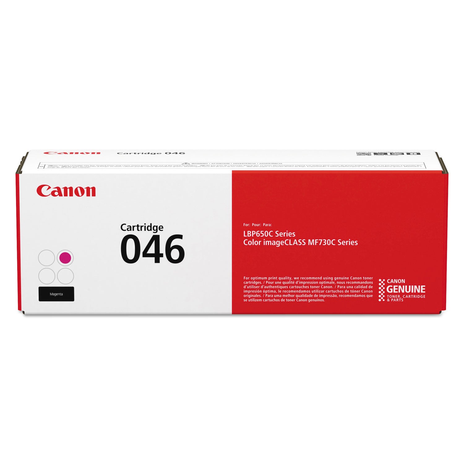 1248C001 (046) Toner, 2,300 Page-Yield, Magenta