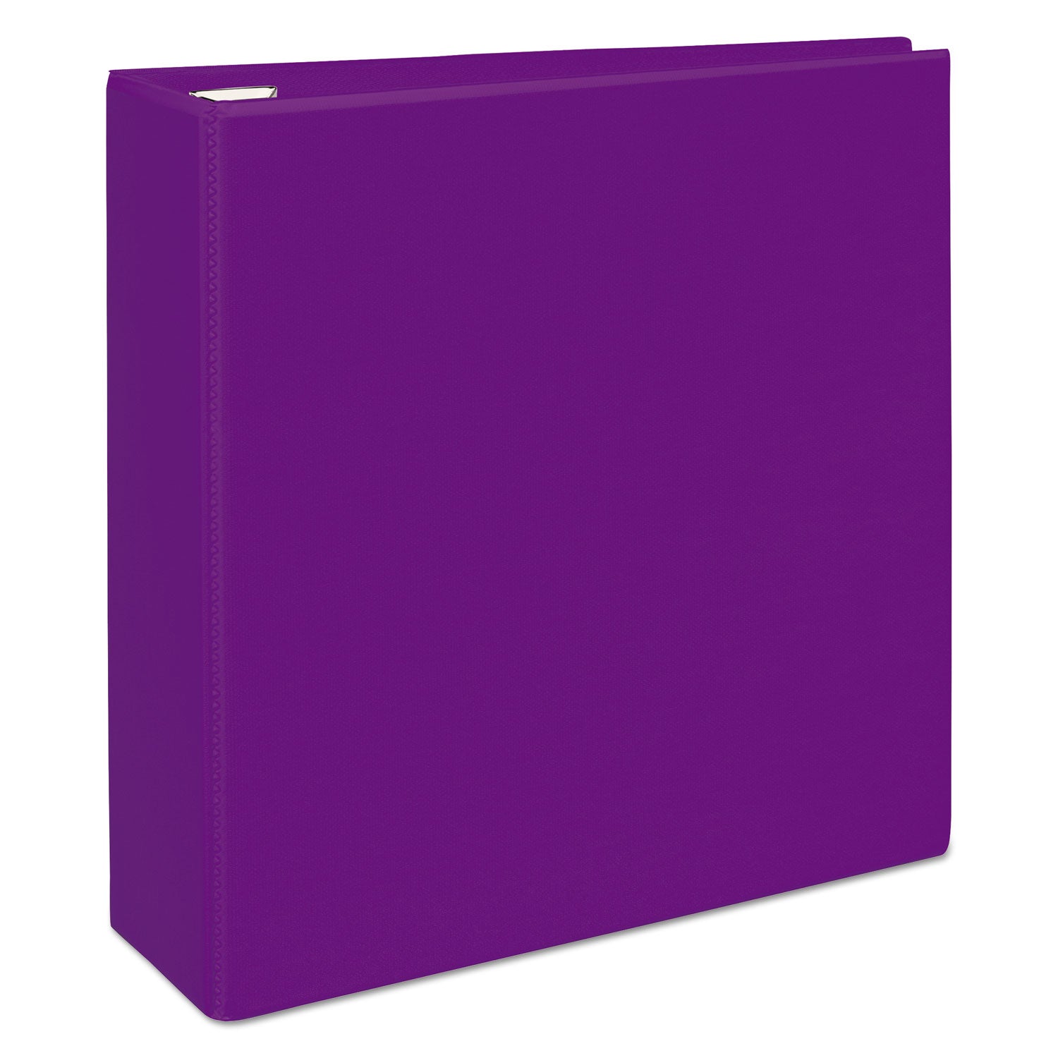 Avery® Heavy-Duty View Binder With Durahinge And Locking One Touch Ezd Rings, 3 Rings, 4" Capacity, 11 X 8.5, Purple