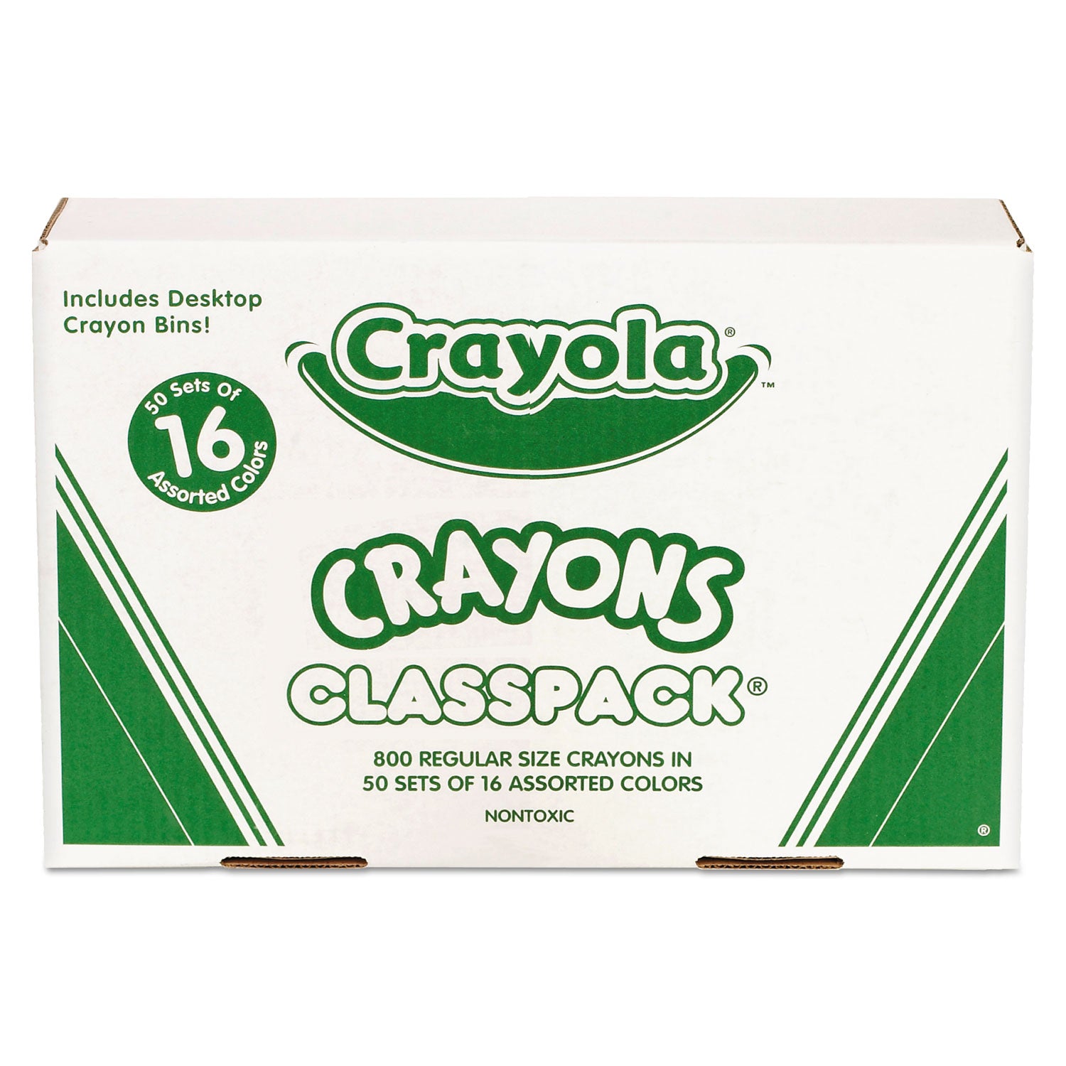 Crayola® Classpack Regular Crayons, 16 Colors, 800/box