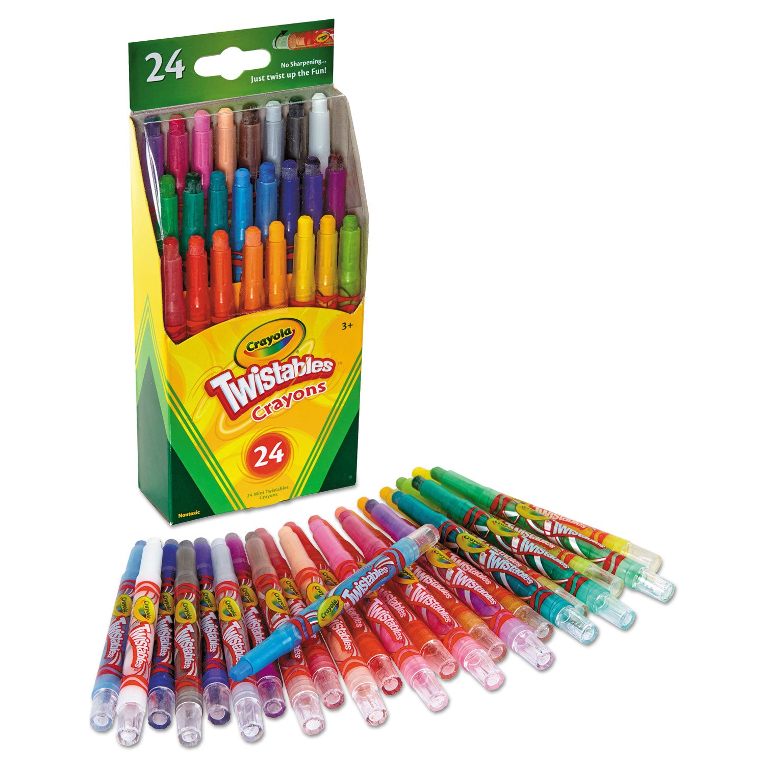 Crayola® Twistables Mini Crayons, 24 Colors/pack