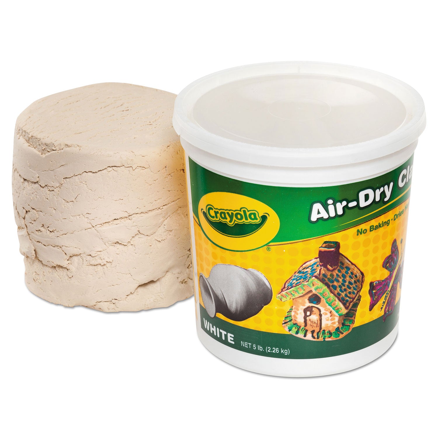 Crayola® Air-Dry Clay, White, 5 Lbs