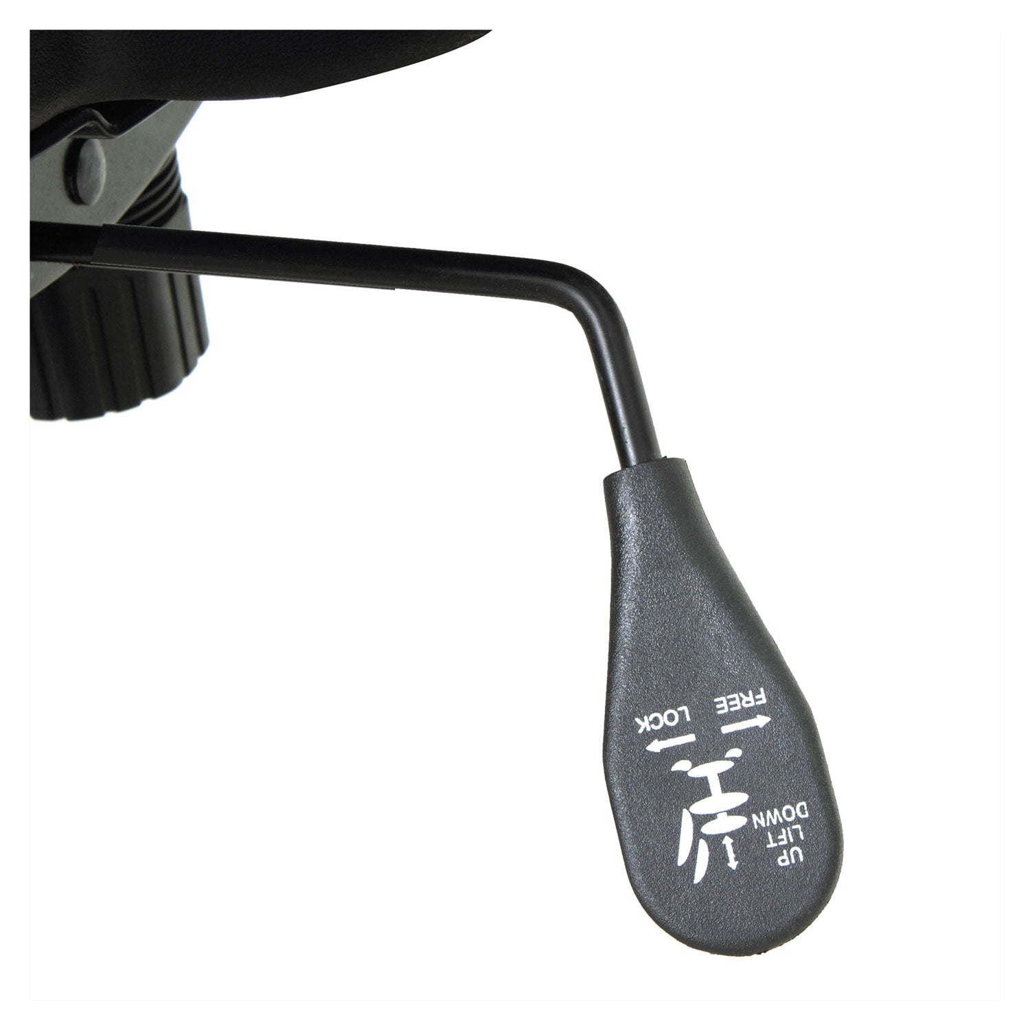 Alera® Alera Strada Series High-Back Swivel/tilt Top-Grain Leather Chair, Supports Up To 275 Lb, 17.91" To 21.85" Seat Height, Black