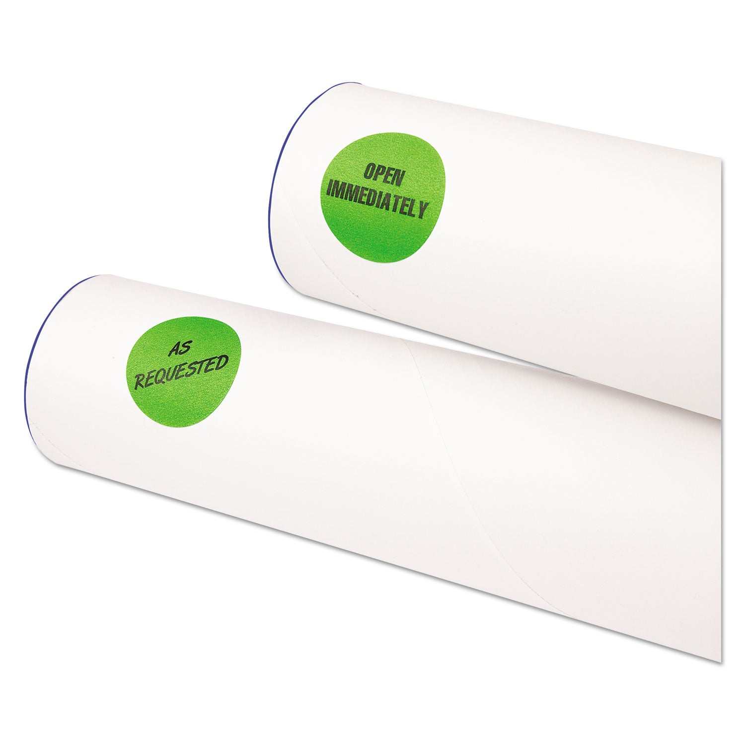 Avery® Printable Self-Adhesive Removable Color-Coding Labels, 1.25" dia, Neon Green, 8/Sheet, 50 Sheets/Pack, (5498)