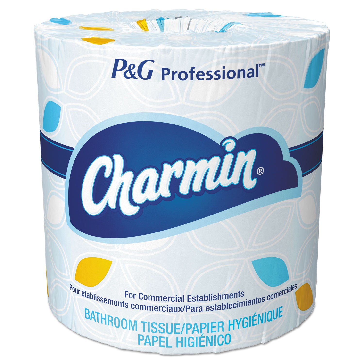 Charmin® Commercial Bathroom Tissue, Septic Safe, Individually Wrapped, 2-Ply, White, 450 Sheets/roll, 75 Rolls/carton