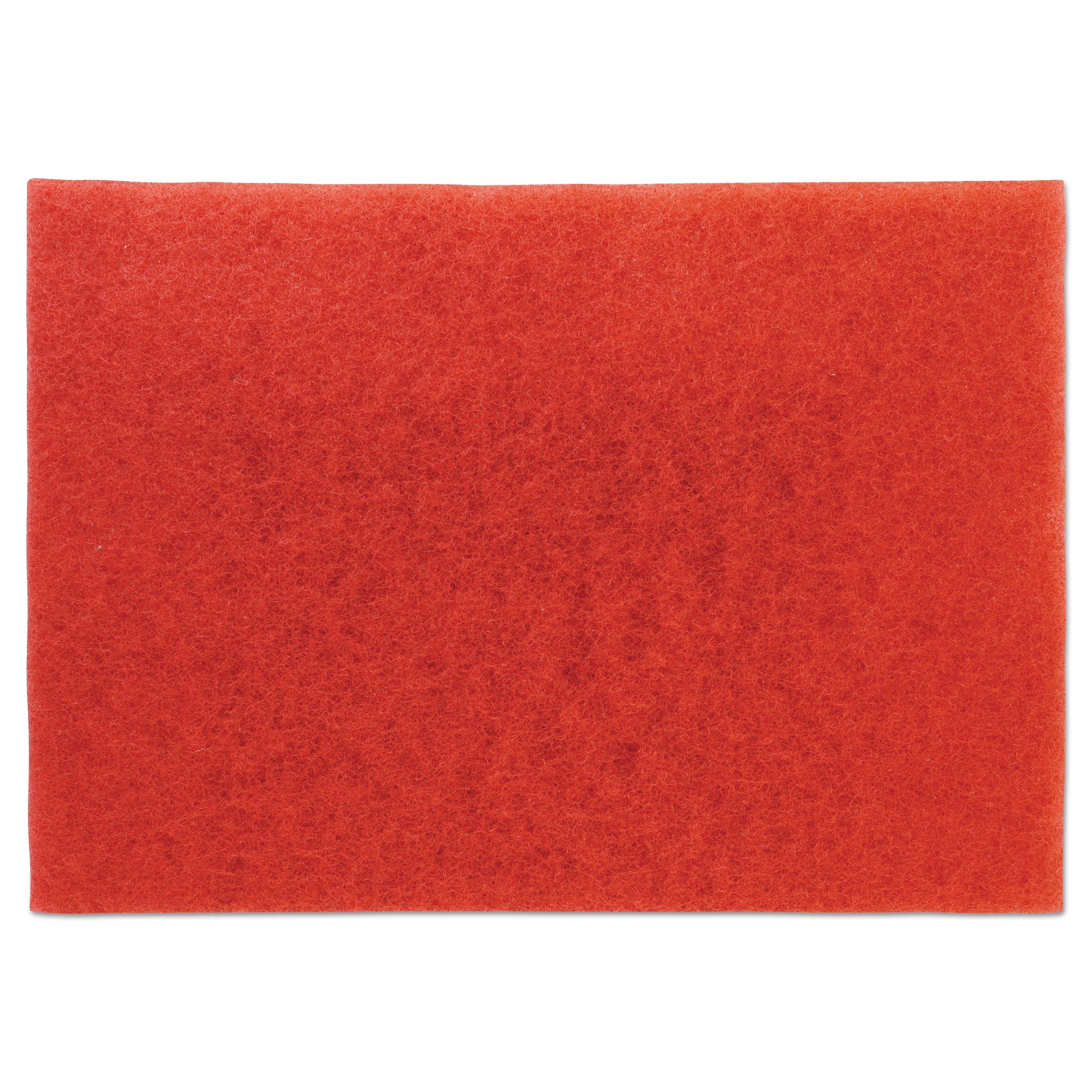 3M™ Low-Speed Buffer Floor Pads 5100, 28 X 14, Red, 10/carton