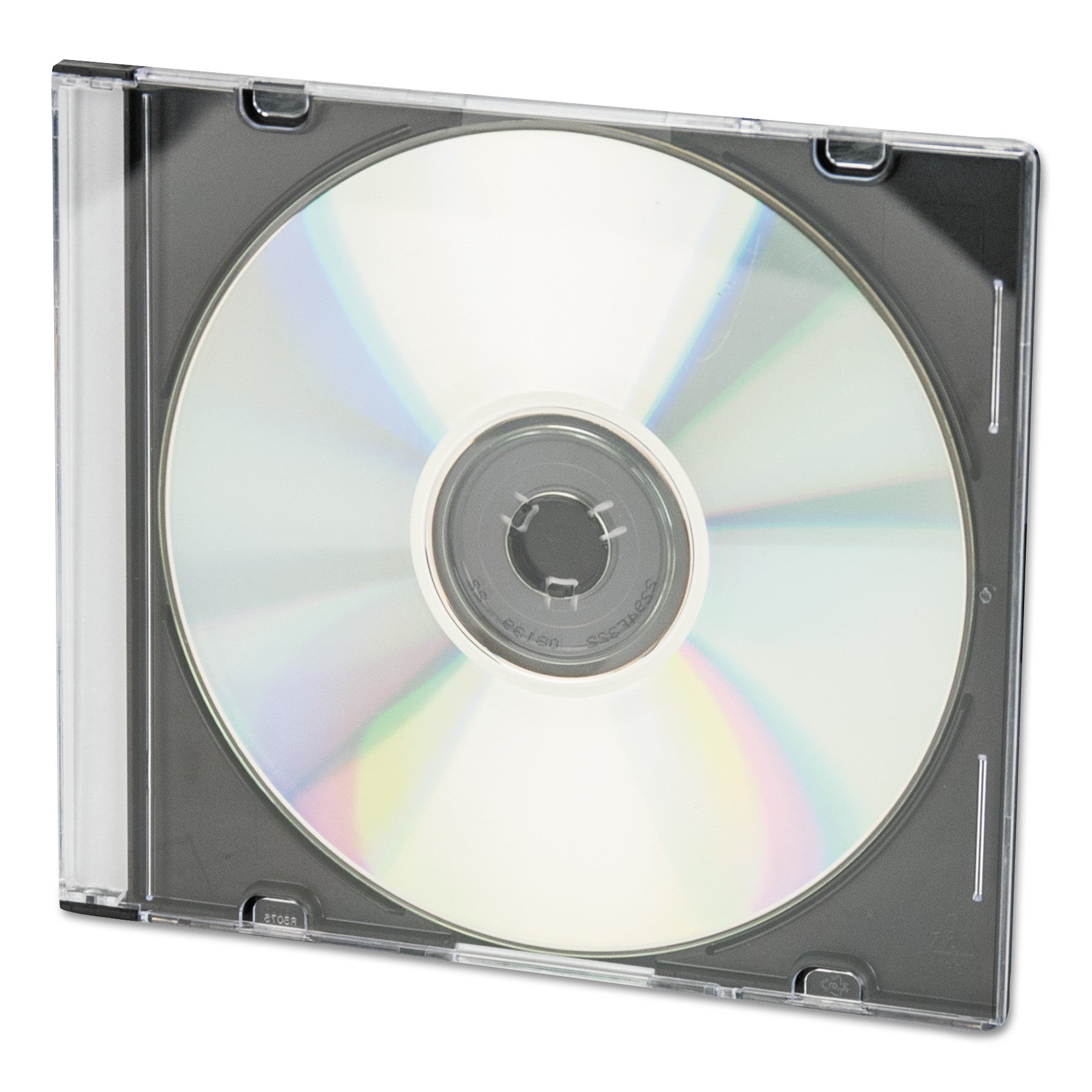 Innovera® Cd/dvd Slim Jewel Cases, Clear/black, 25/pack