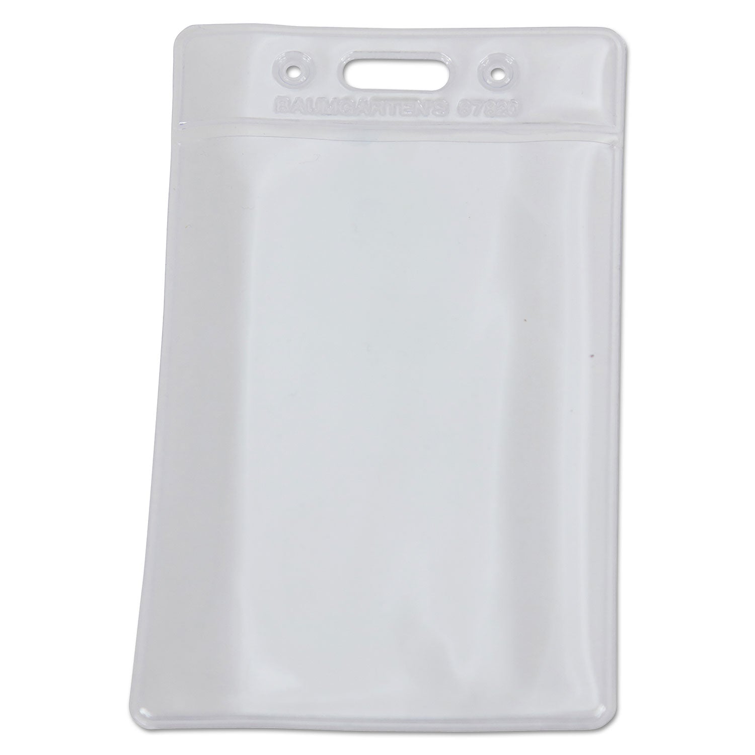 SICURIX® Sicurix Badge Holder, Vertical, 2.75 X 4.13, Clear, 12/pack