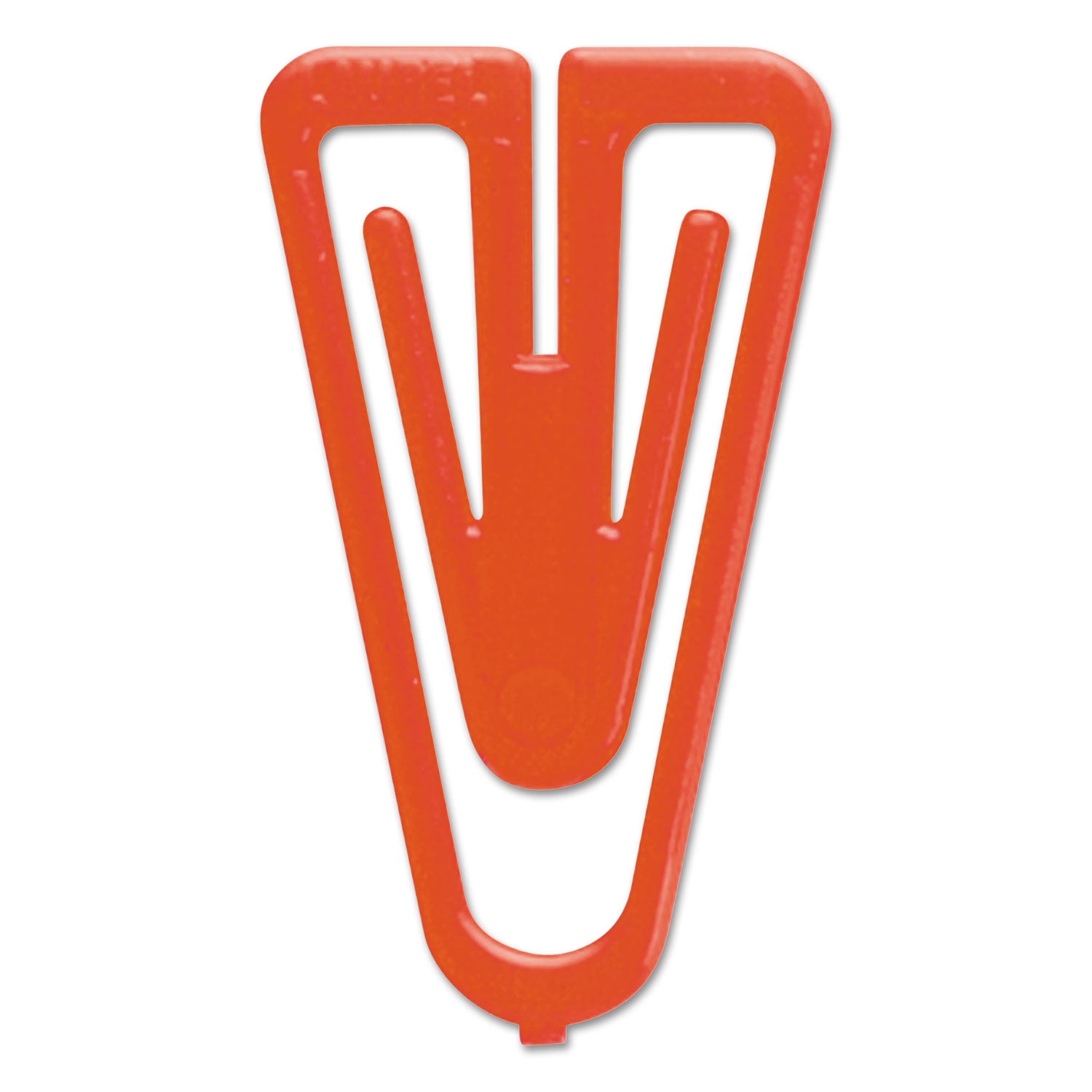 Baumgartens® Plastiklips Paper Clips, Medium, Smooth, Assorted Colors, 500/Box