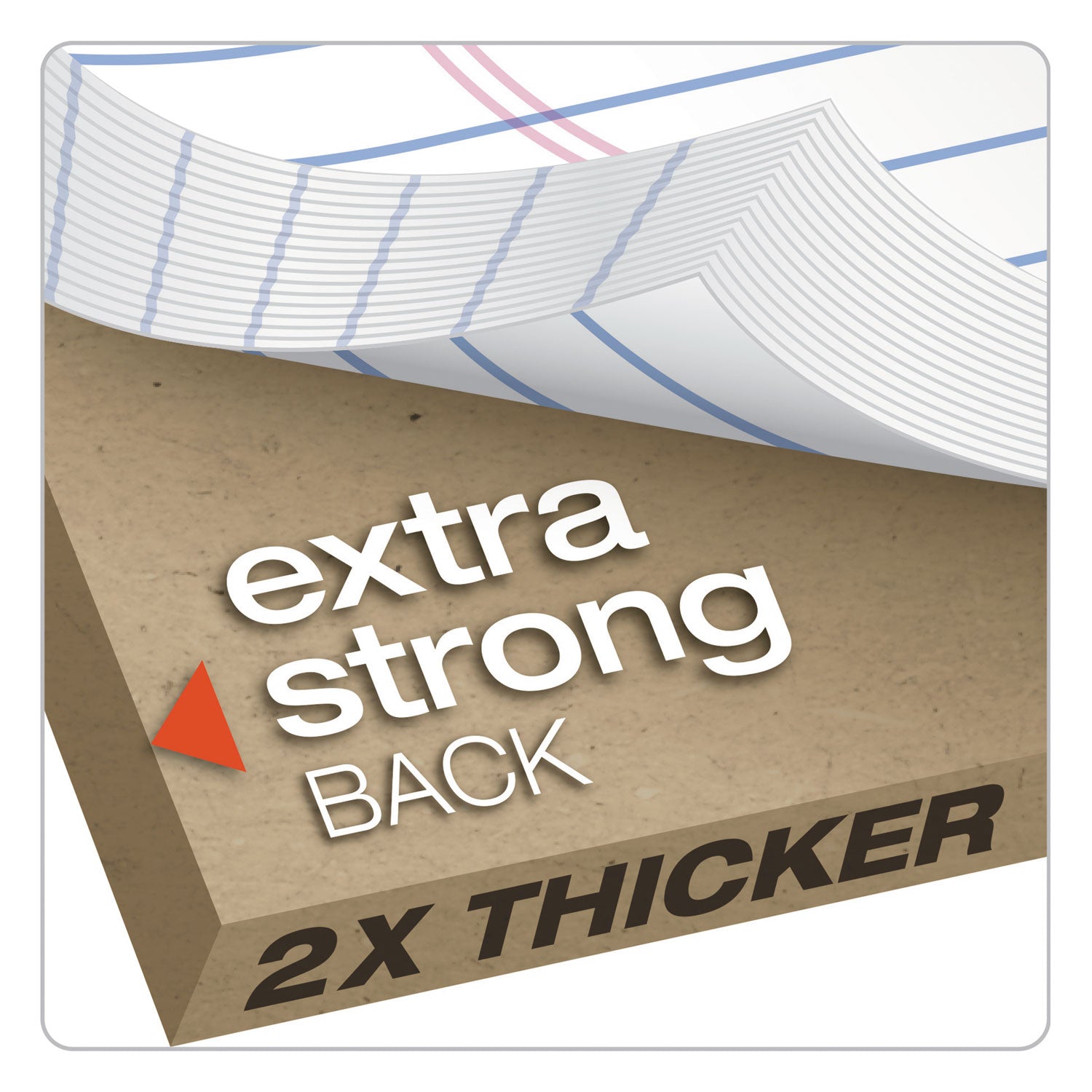 TOPS™ Docket Ruled Perforated Pads, Wide/legal Rule, 50 White 8.5 X 14 Sheets, 12/pack