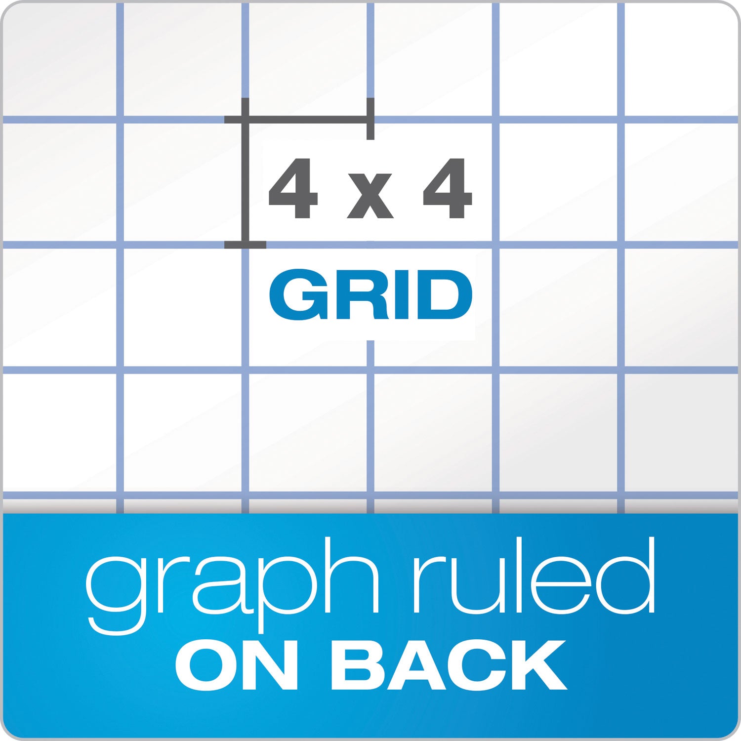 TOPS™ Docket Gold Planning Pads, Project-Management Format, Quadrille Rule (4 Sq/in), 40 White 8.5 X 11.75 Sheets, 4/pack