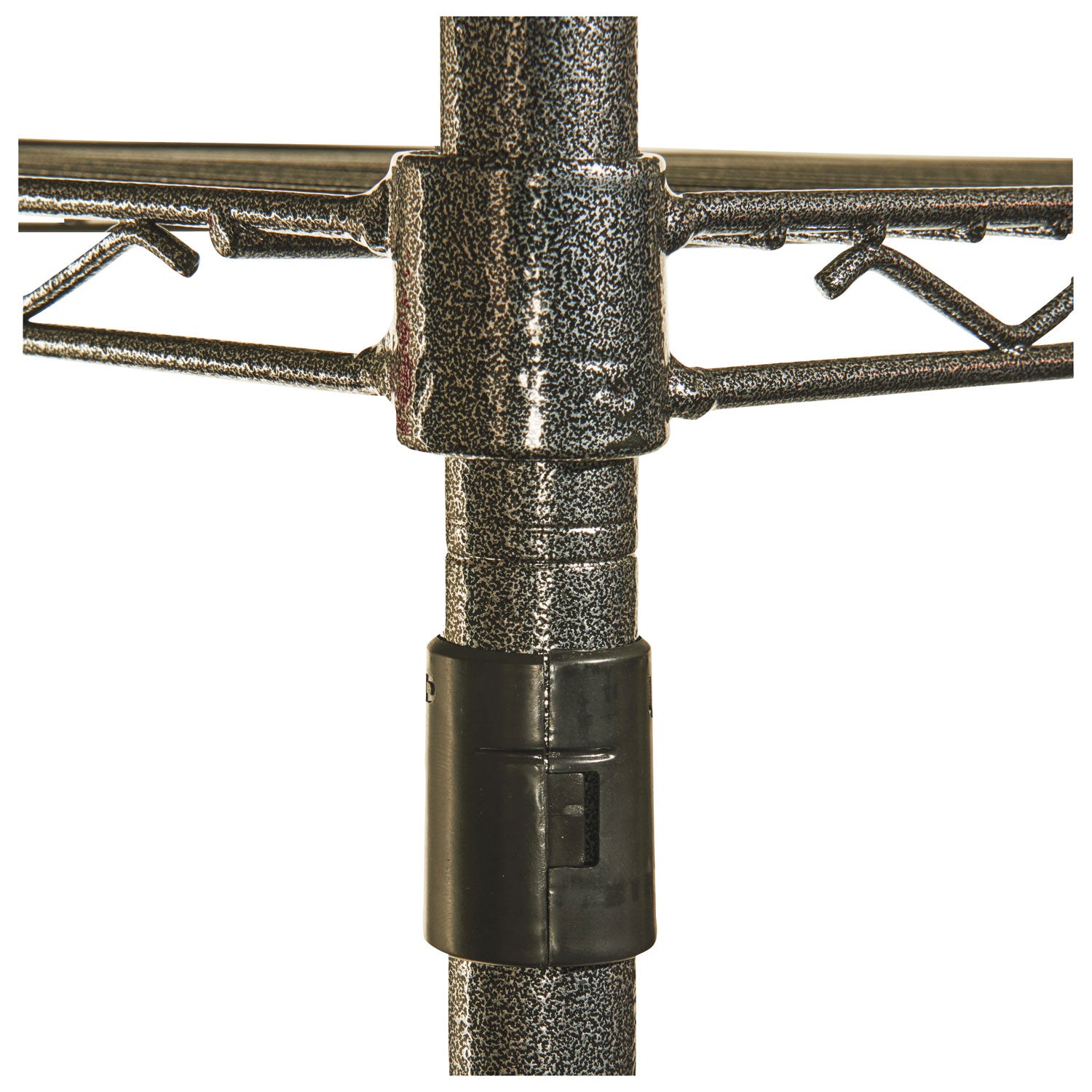 Alera® Wire Shelving Starter Kit, Four-Shelf, 36w X 24d X 72h, Black Anthracite