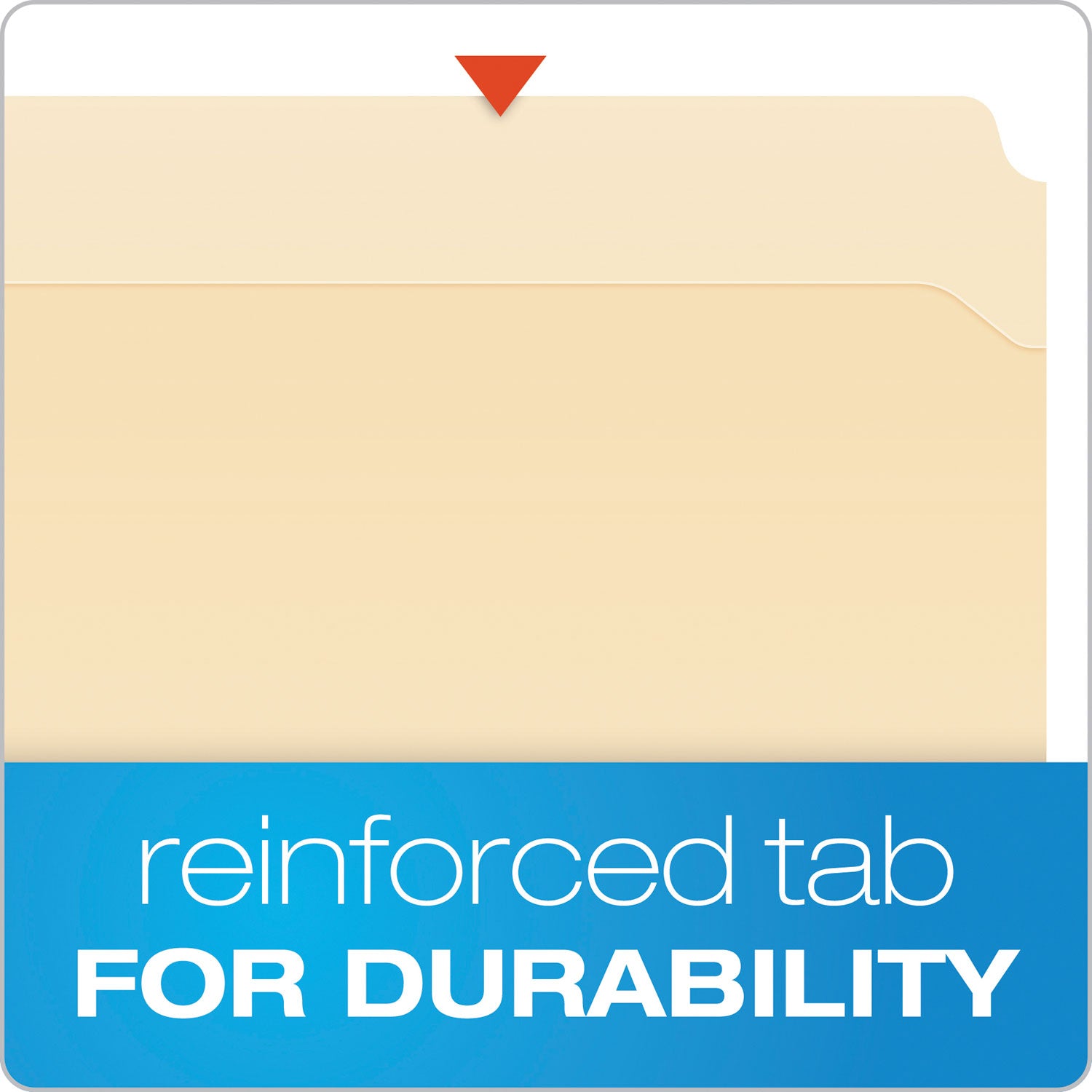 Pendaflex® Manila Fastener Folders, 1/3-Cut Tabs, 2 Fasteners, Letter Size, Manila Exterior, 50/Box