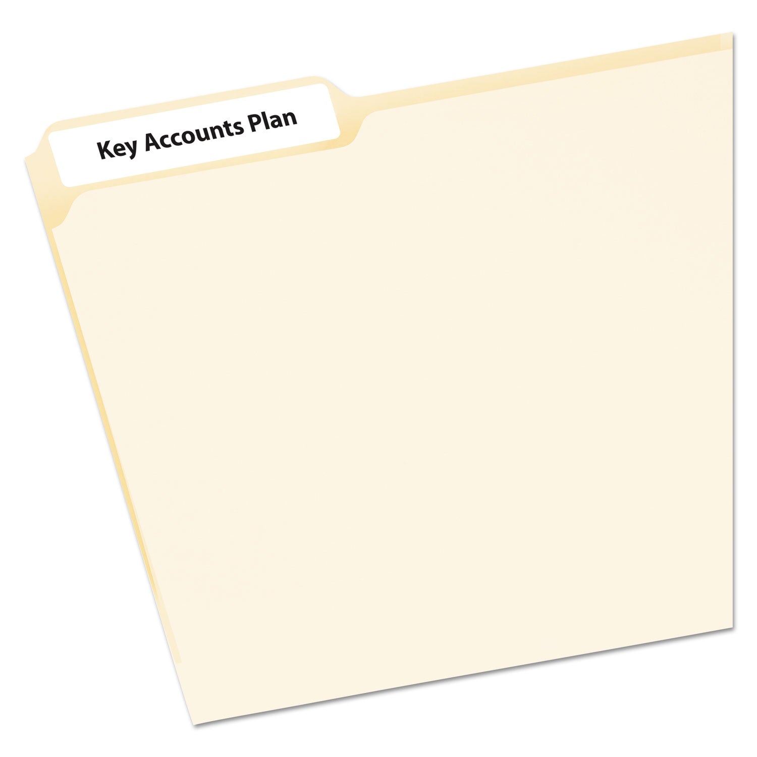 Avery® Removable File Folder Labels With Sure Feed Technology, 0.66 X 3.44, White, 7/sheet, 36 Sheets/pack