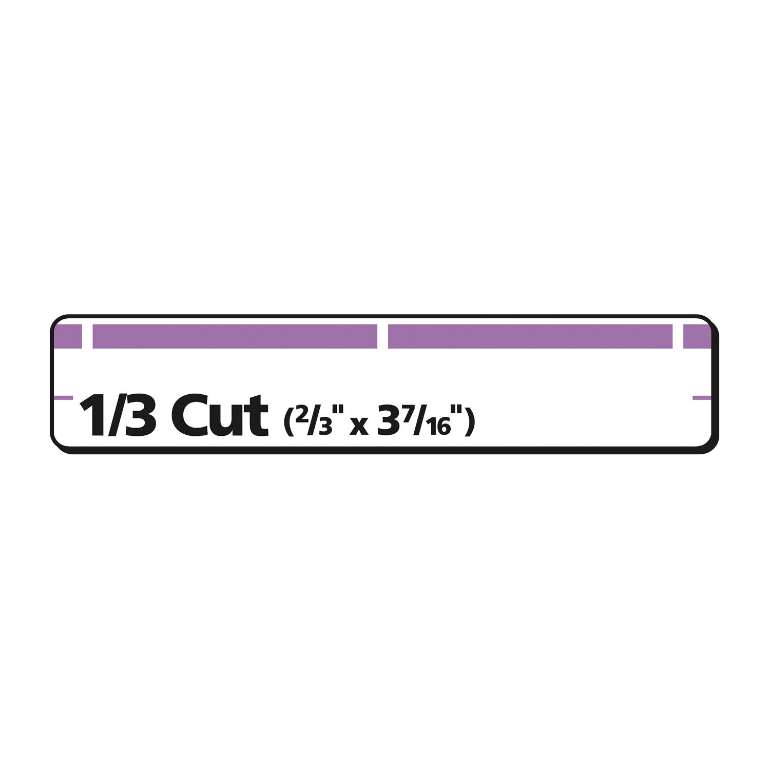 Avery® Permanent Trueblock File Folder Labels With Sure Feed Technology, 0.66 X 3.44, White, 30/sheet, 25 Sheets/pack