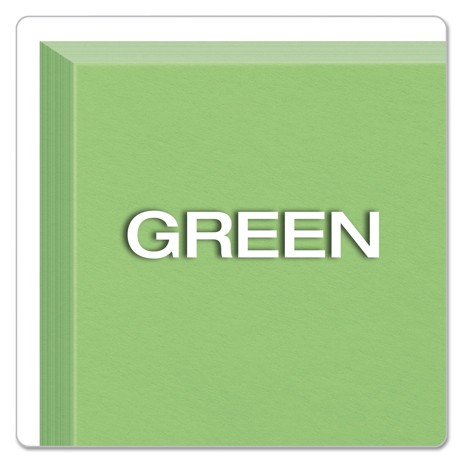 Oxford™ Unruled Index Cards, 4 X 6, Green, 100/pack