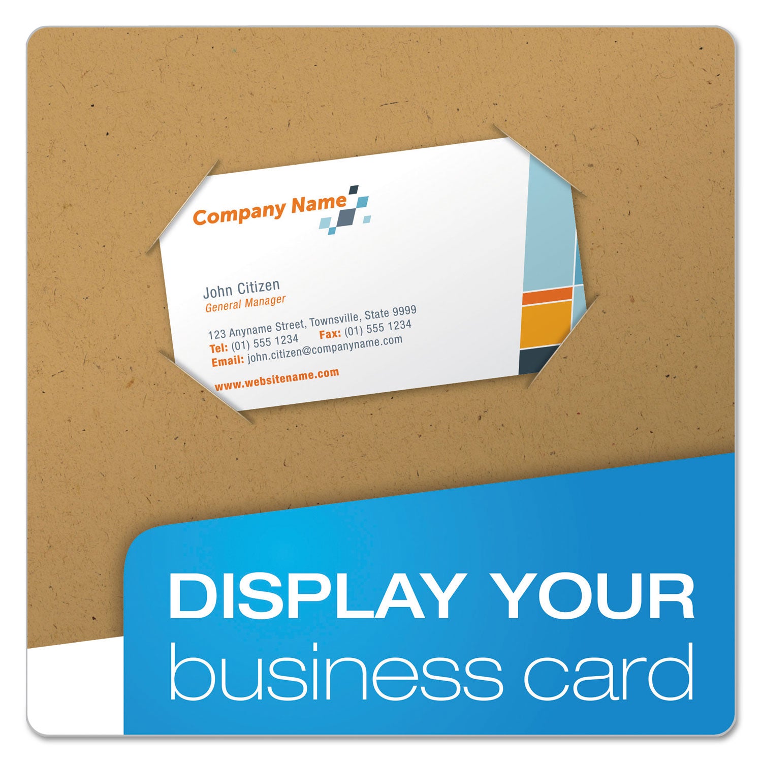 Oxford™ Earthwise By Oxford 100% Recycled Paper Twin-Pocket Portfolio, 100-Sheet Capacity, 11 X 8.5, Natural, 25/box